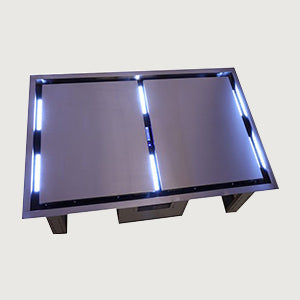 Forno Arezzo 44 in. 1200 CFM Stainless Steel Ceiling Mount Range Hood with Remote Control | FRHRE5312-44