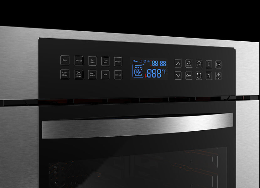 Empava 24 In. 2.3 cu. Ft. Stainless Steel Electric Single Wall Oven | EMPV-24WOC02