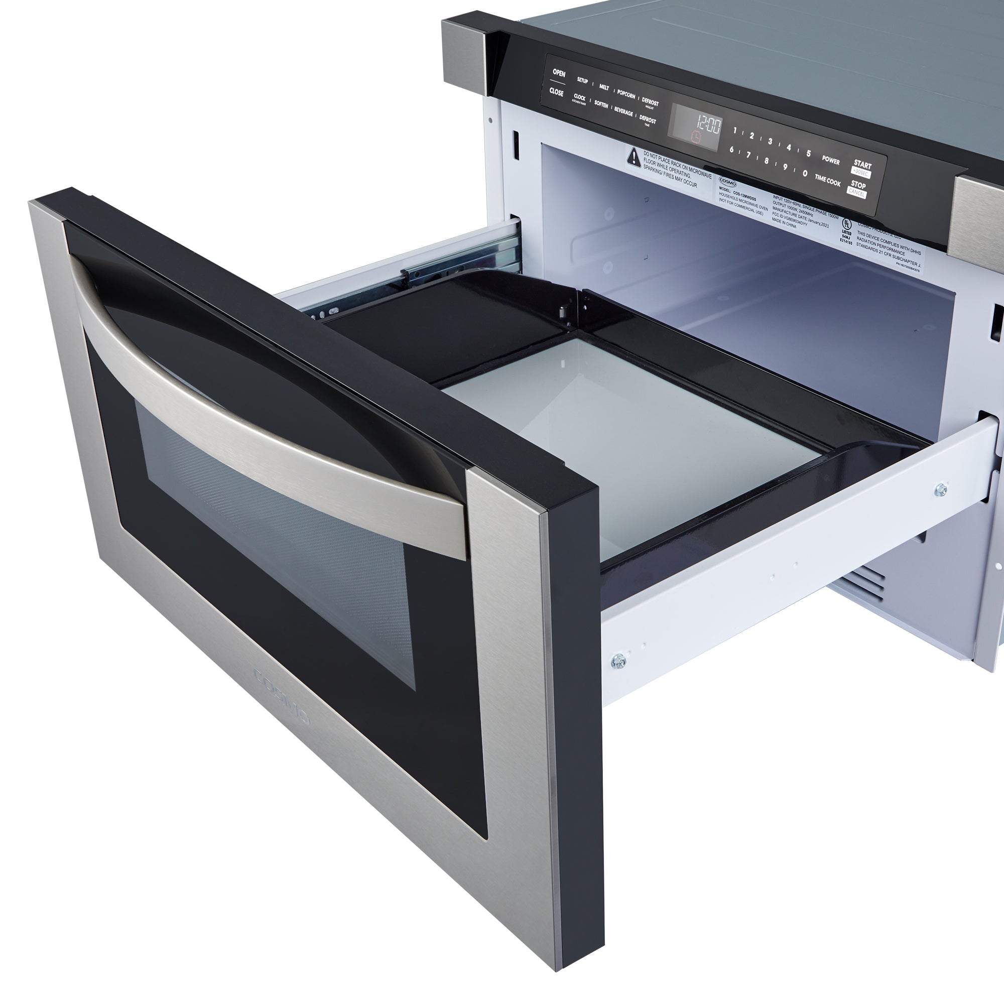 Cosmo Package - 30 in. Electric Range, Dishwasher, Refrigerator, Wine Cooler and Microwave | COS-5PKG-238