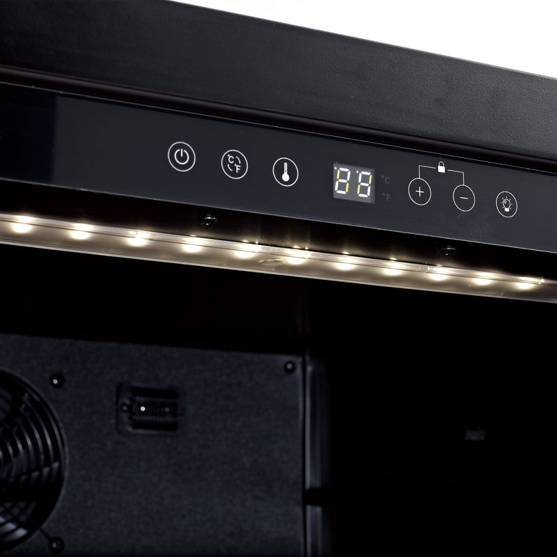 Kingsbottle 48 in. 159 Bottle and 630 Can Upright Triple Zone Wine and Beverage Cooler