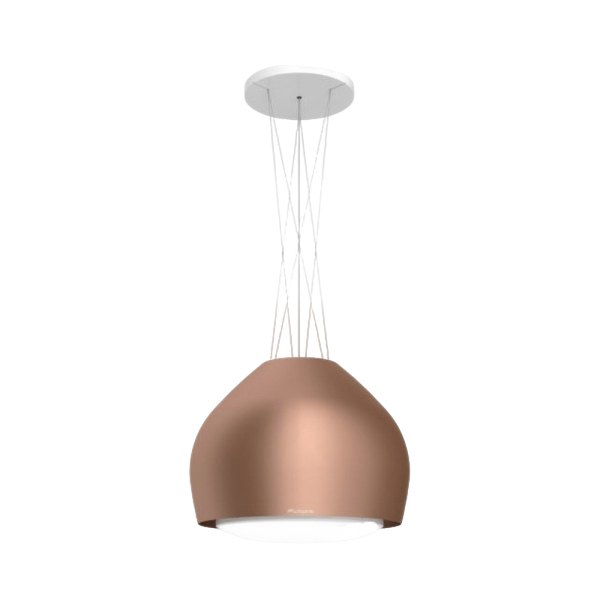 Futuro Dome 21 in. 940 CFM Stainless Steel Island Mount Range Hood with Color Options