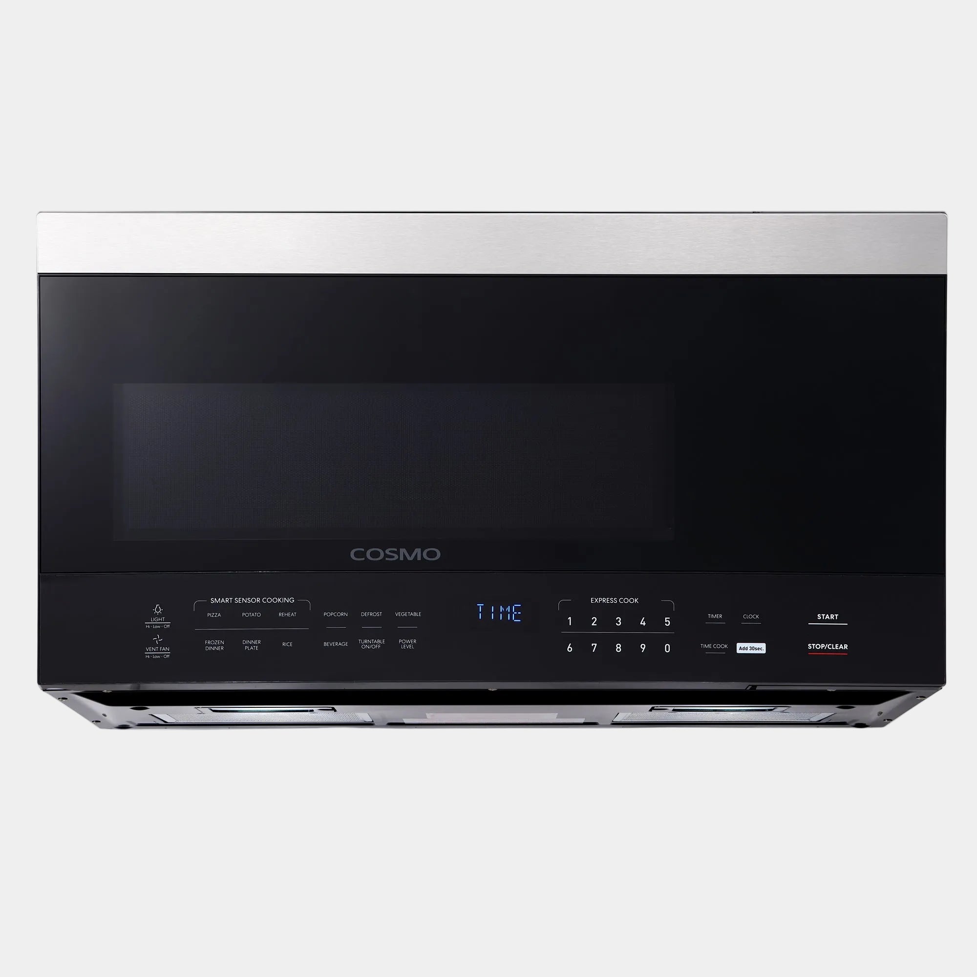 Cosmo Stellar 30 in. 1.6 cu. ft. Black Over the Range Microwave | COS-3016ORM1SS