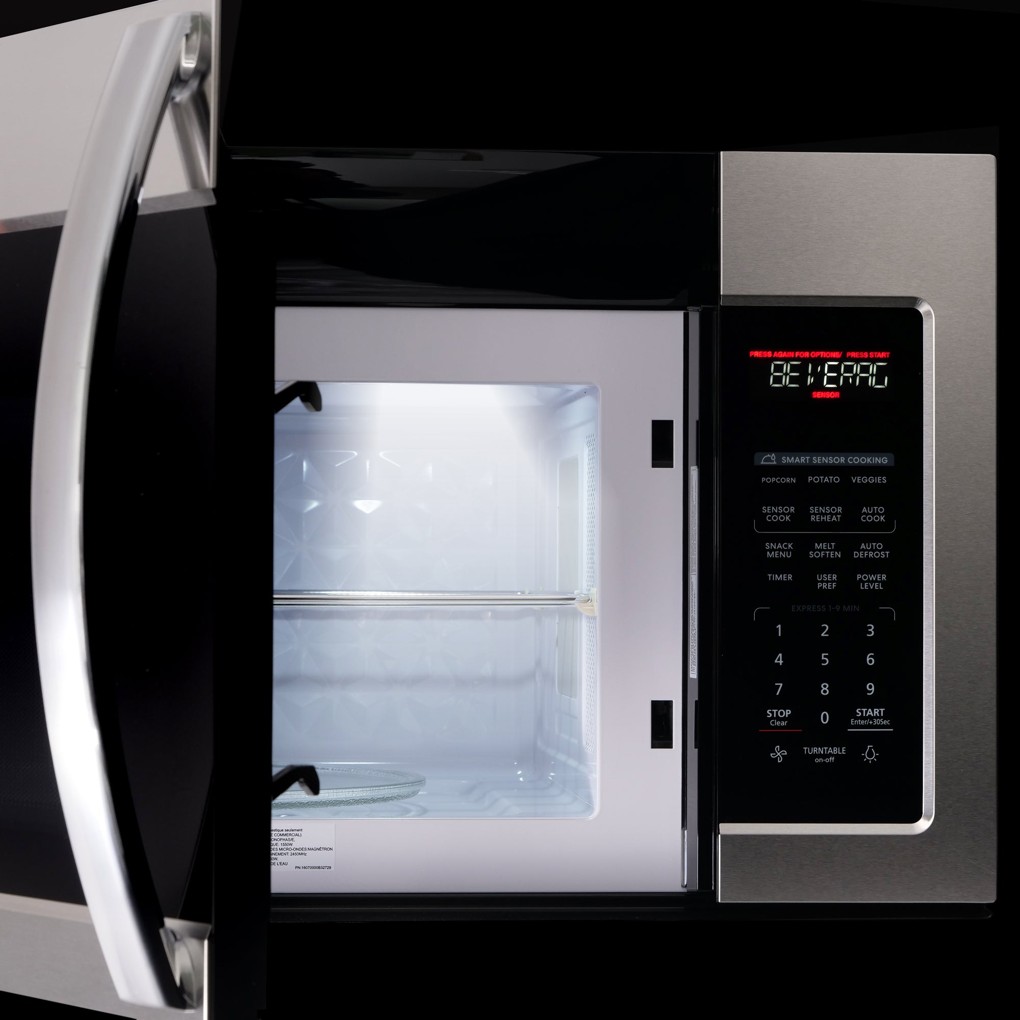Cosmo Stellar 30 in. 1.9 cu. ft. Stainless Steel Over the Range Microwave | COS-3019ORM2SS