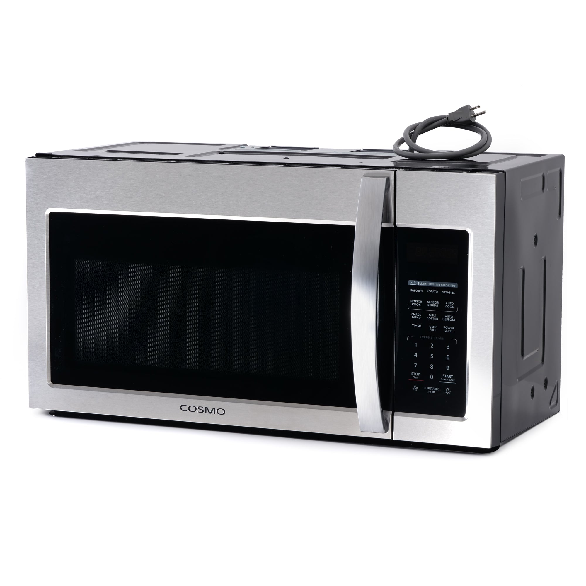 Cosmo Stellar 30 in. 1.9 cu. ft. Stainless Steel Over the Range Microwave | COS-3019ORM2SS