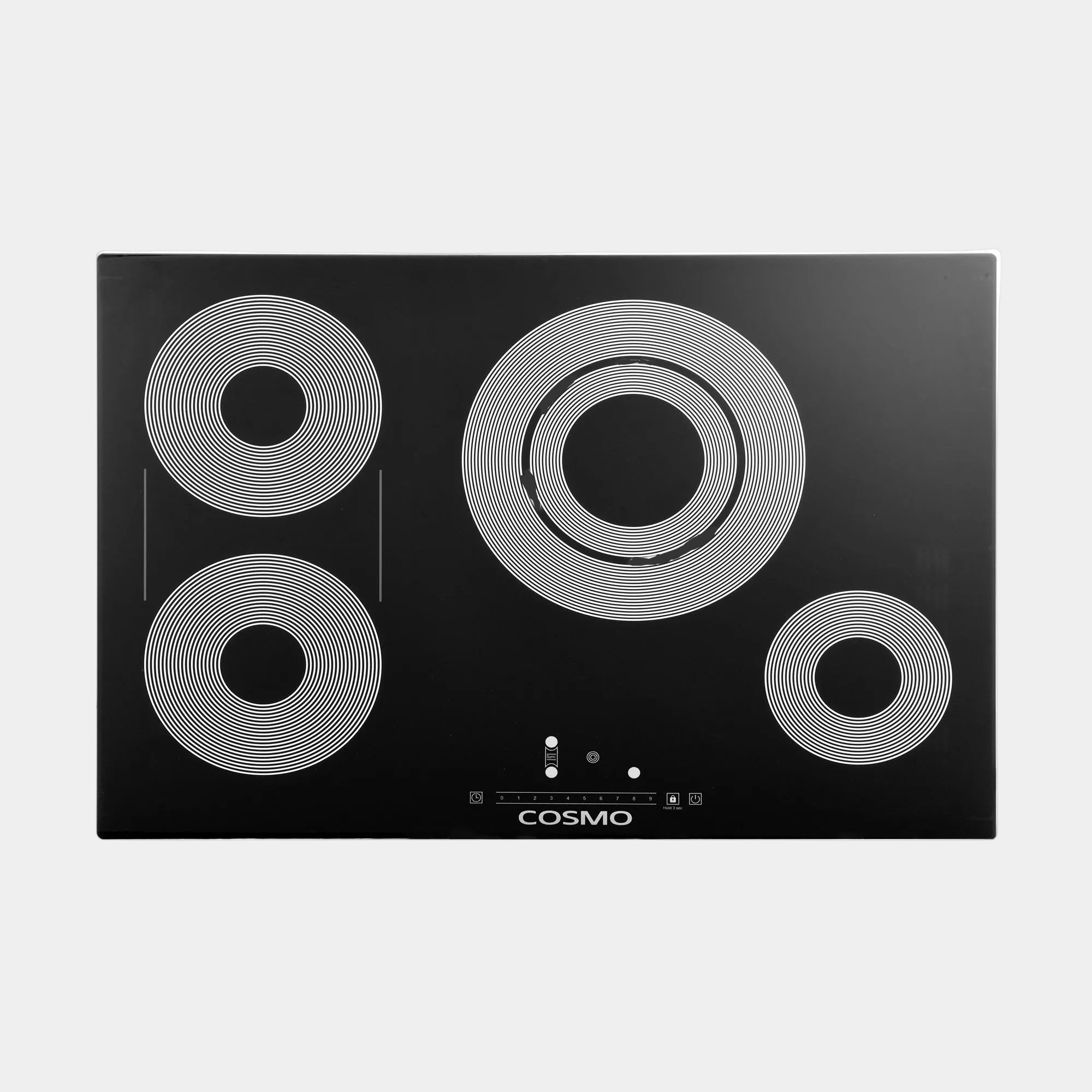 Cosmo 30 in. 4-Burner Ceramic Glass Electric Cooktop with Touch Controls | COS-304TBECC