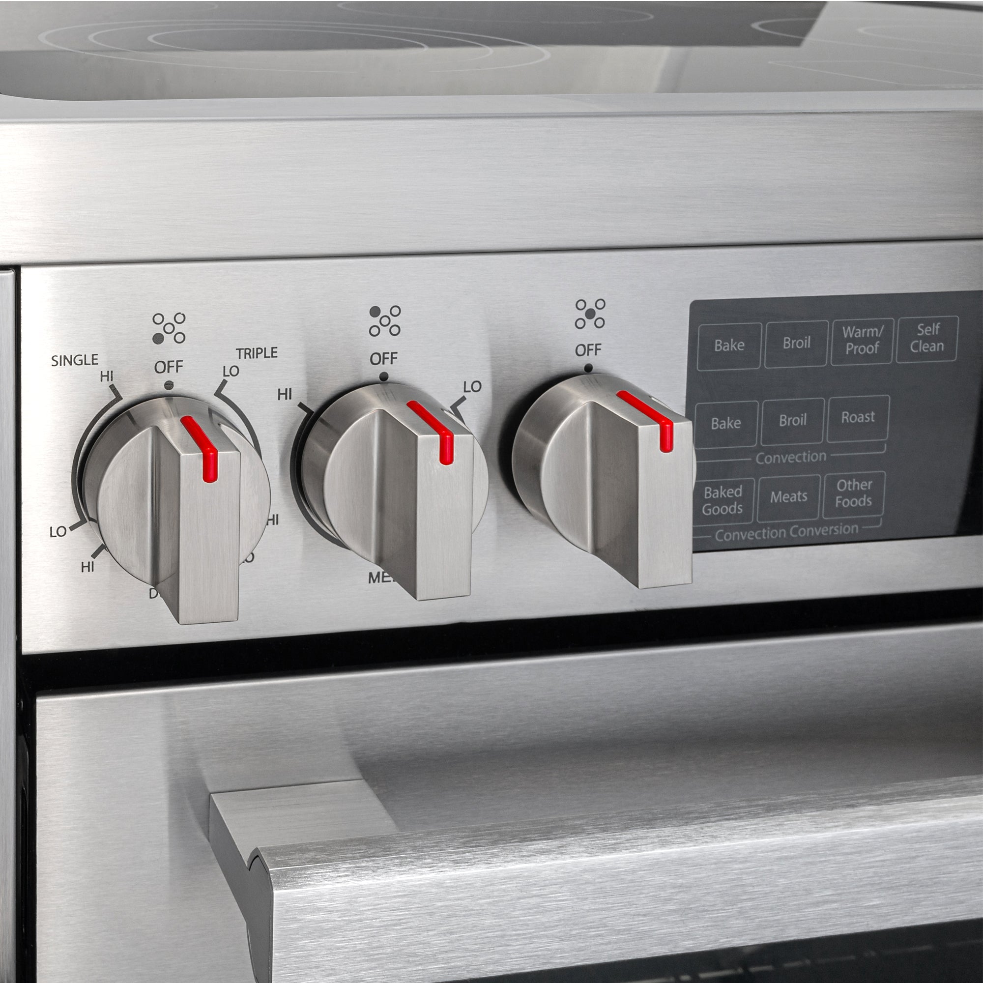 Cosmo Vista 30 in. 5 cu. ft. 5-Burner Stainless Steel Electric Range with Self-Clean | COS-305AERC