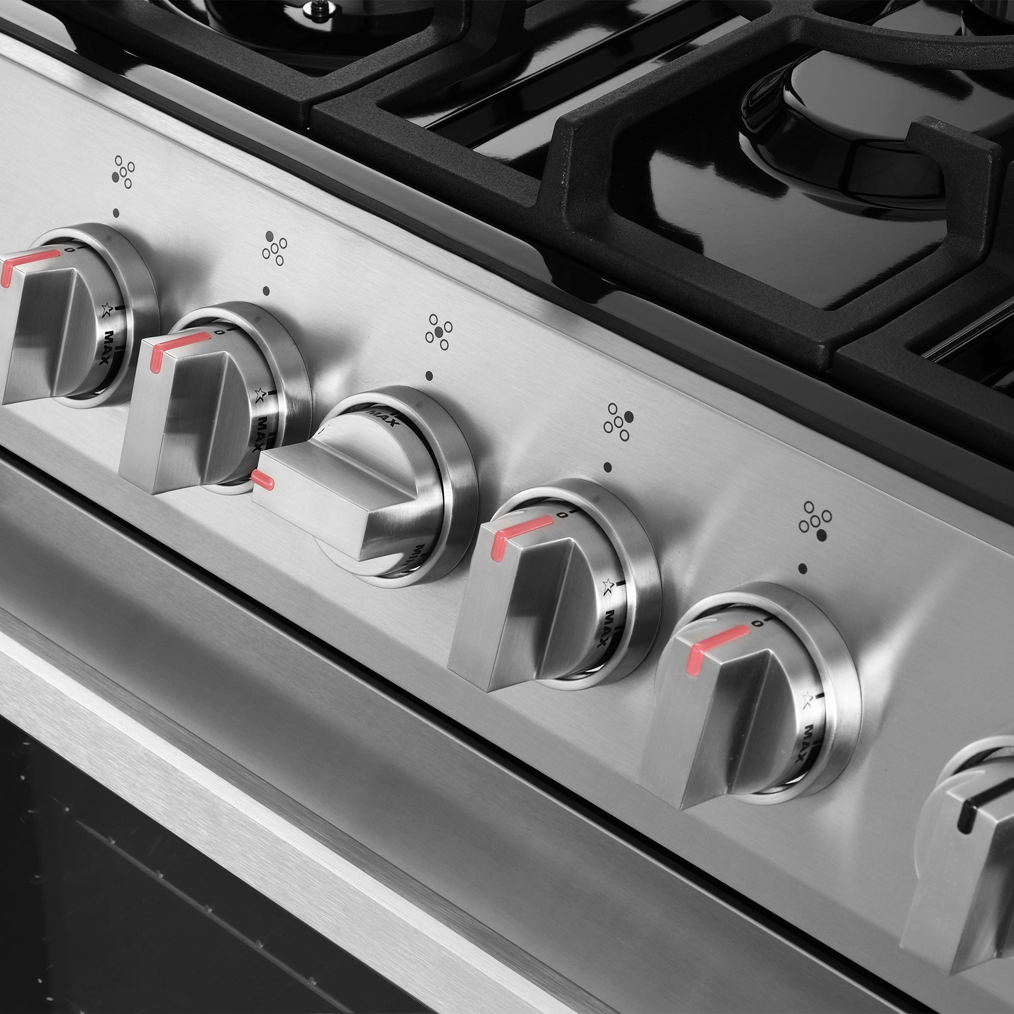 Cosmo Nebula 30 in. 5.0 cu. ft. 5-Burner Stainless Steel Gas Range with Storage Drawer | COS-305AGC