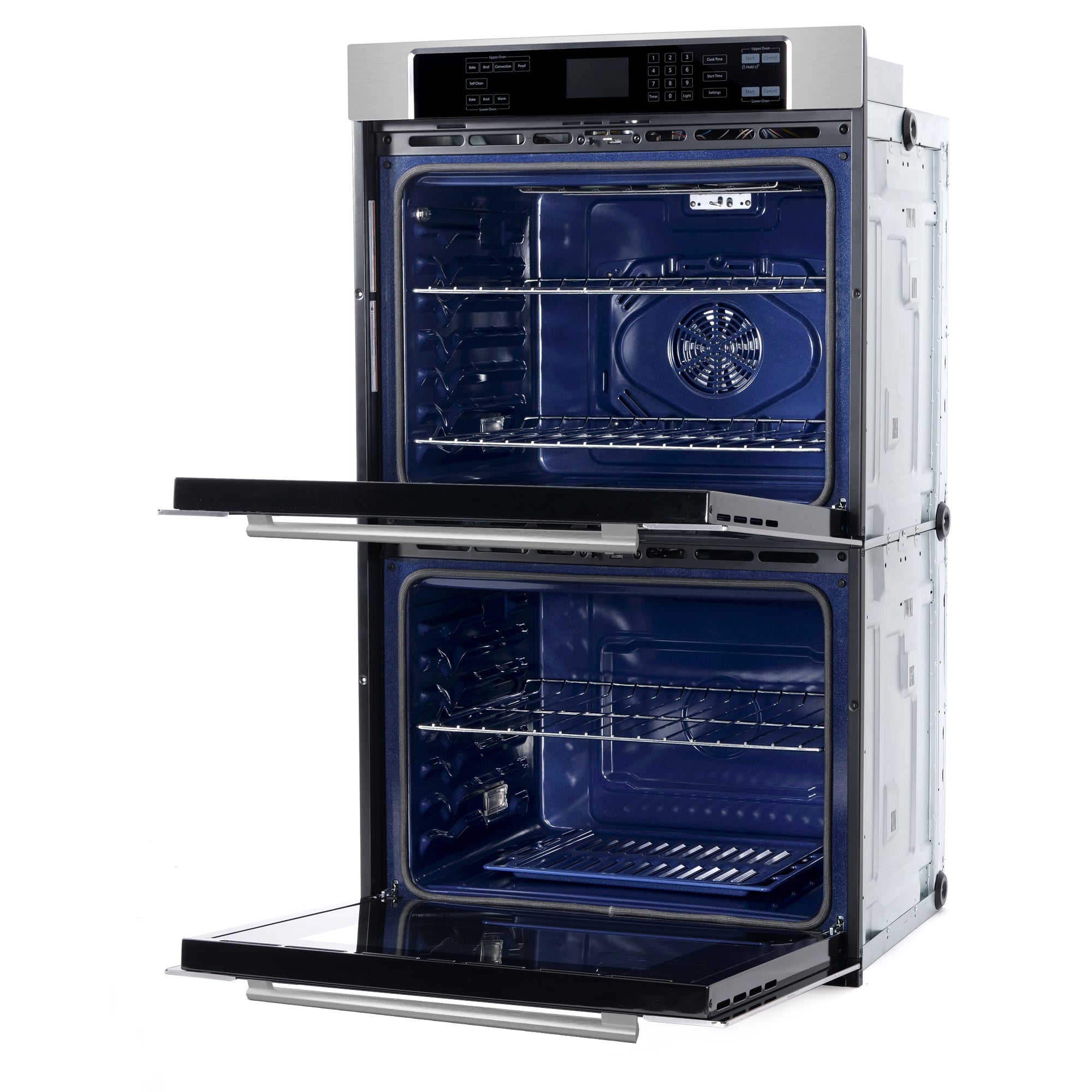 Cosmo Haven 30 in. 10 cu.ft. Stainless Steel Electric Double Wall Oven with Self-Clean | COS-30EDWC