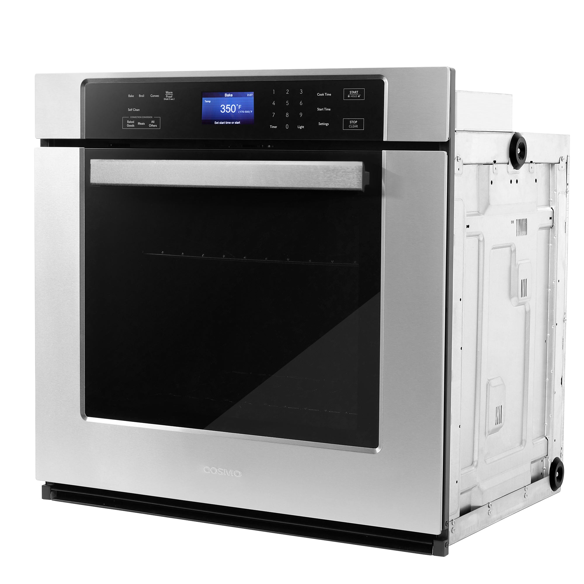 Cosmo Haven 30 in. 5 cu.ft. Stainless Steel Electric Wall Oven with Self-Clean | COS-30ESWC