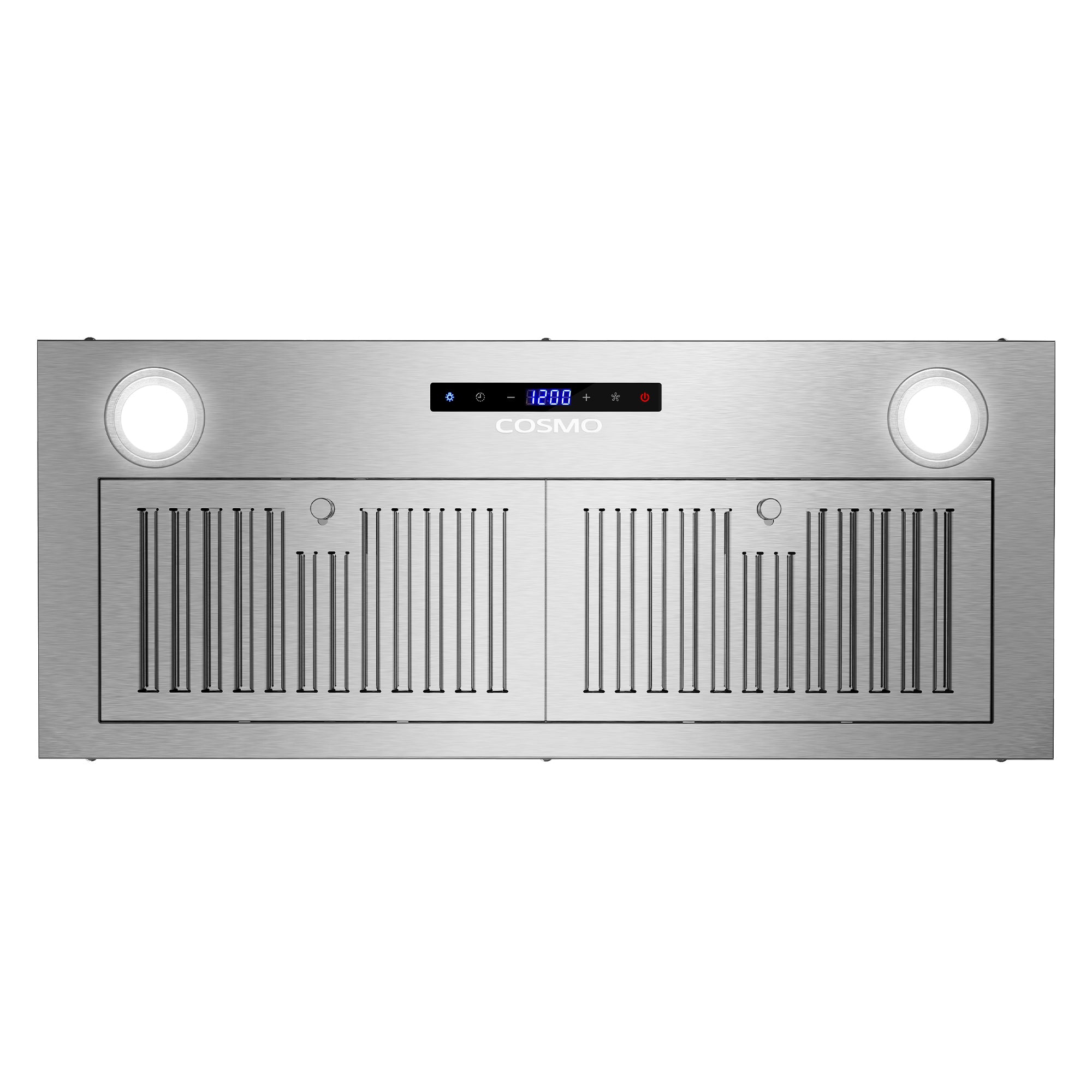 Cosmo Lumin 30 in. 380 CFM Stainless Steel Insert Range Hood, Touch Controls | COS-30IRHS