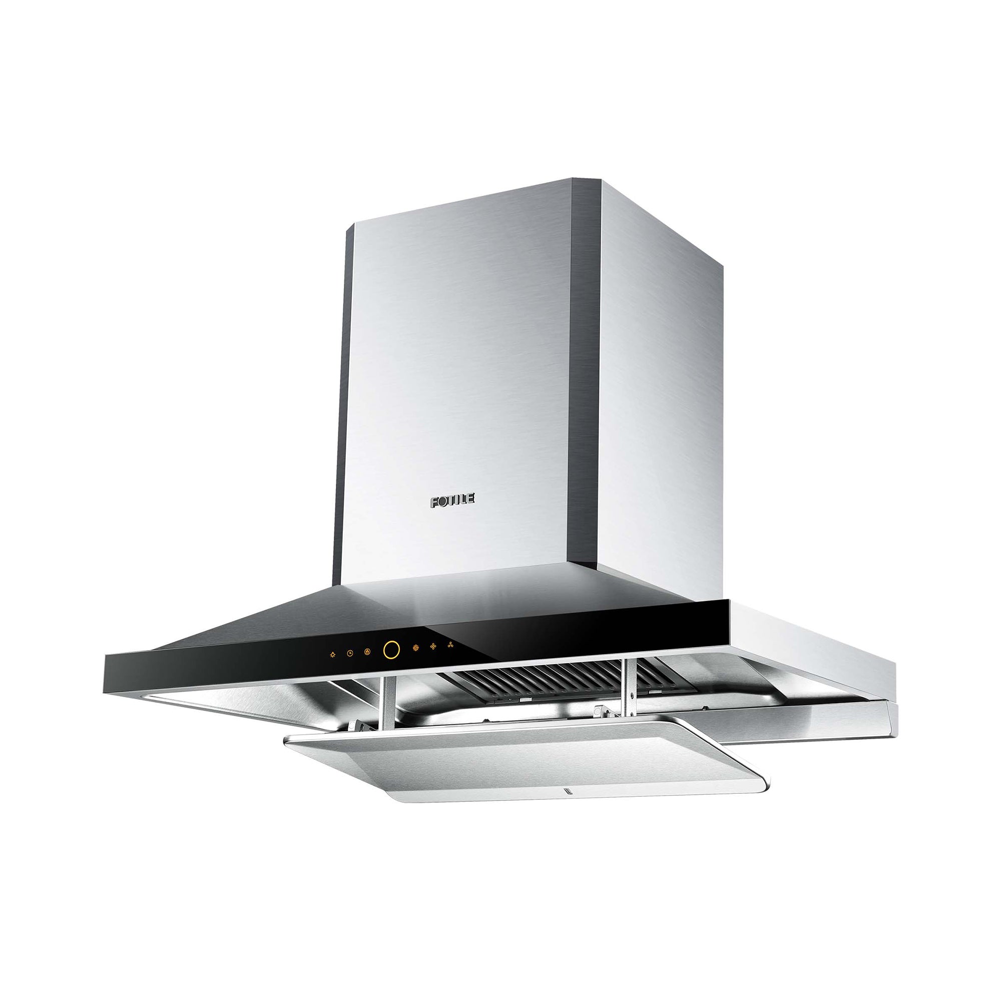 Fotile Perimeter Vent Series 36 in. 1000 CFM Stainless Steel Wall Mount Range Hood with Touchscreen | EMS9026
