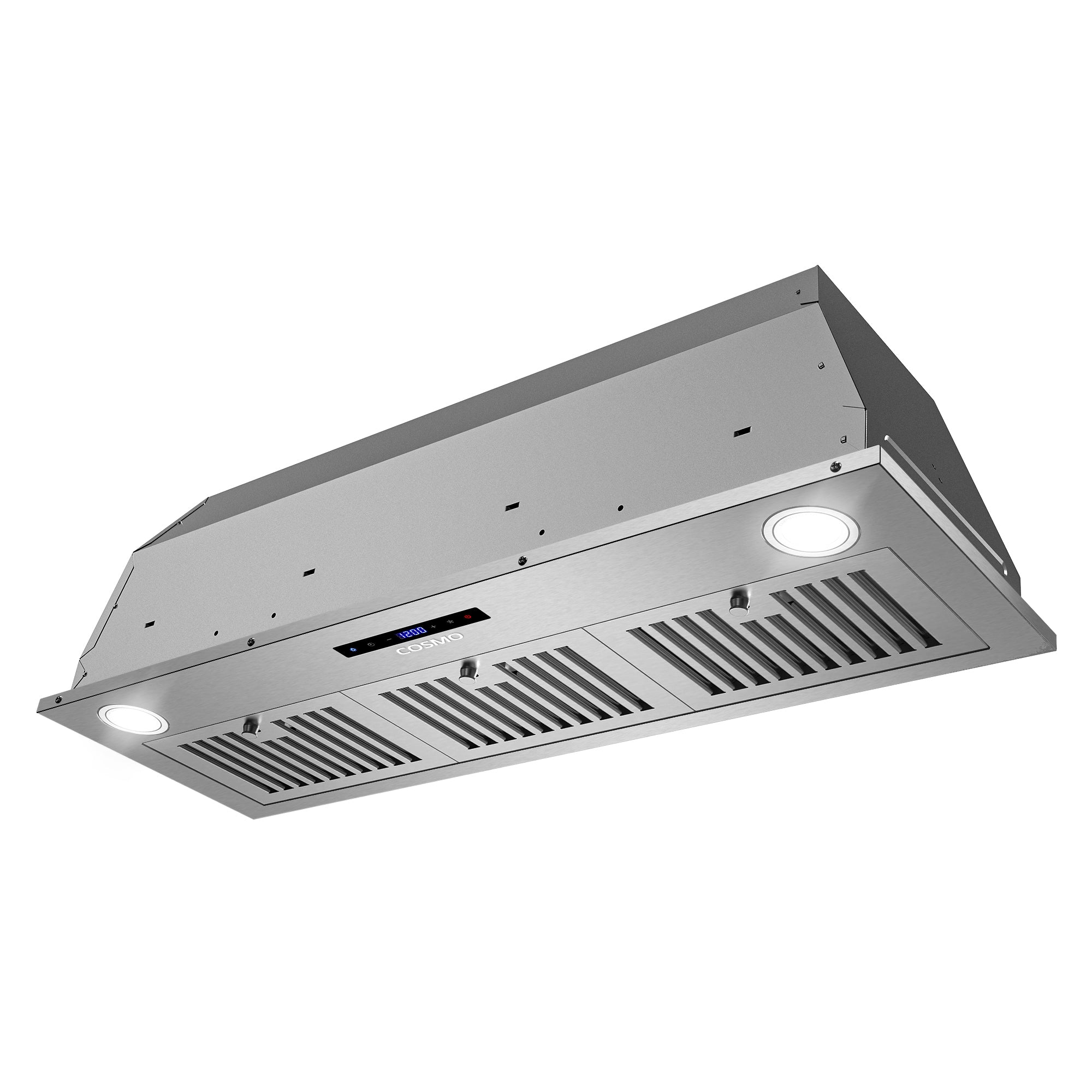 Cosmo Lumin 36 in. 380 CFM Stainless Steel Insert Range Hood, Touch Controls | COS-36IRHS