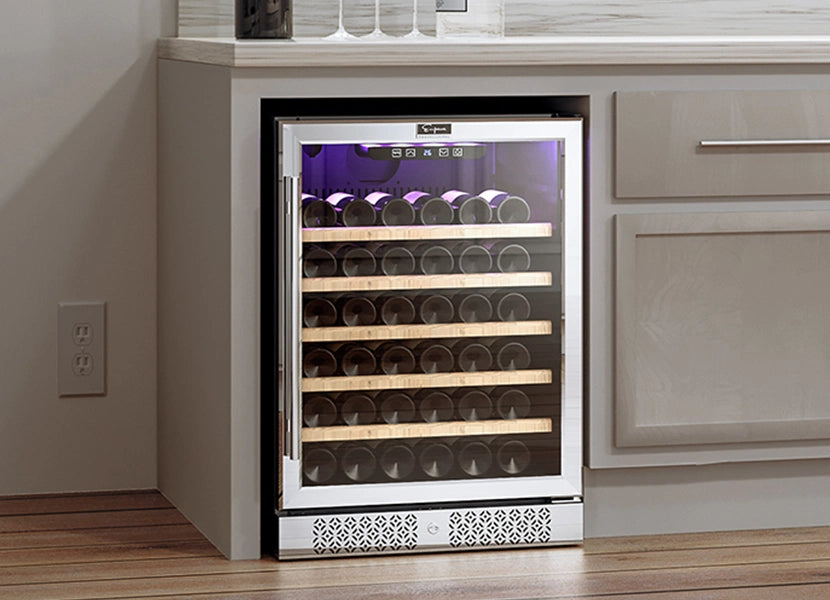 Empava 24 in. 52 Bottle Single Zone Wine Cooler | EMPV-WC03S