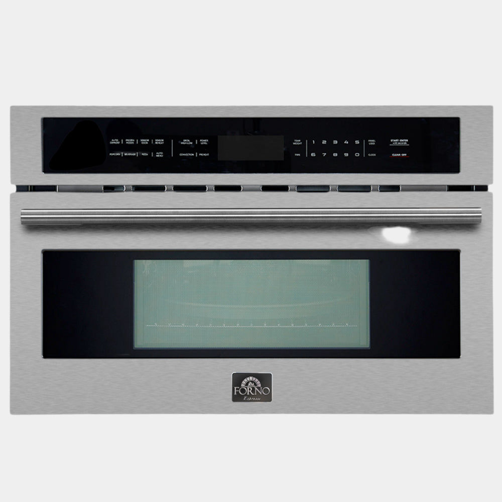 Forno Oliena 30-Inch Compact Oven and 1000 Watt Microwave, 1.6 cu.ft, Convection Oven