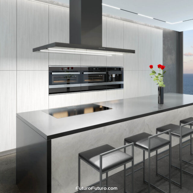 Futuro Viale 48 in. 940 CFM Island Mount Range Hood With Color Options