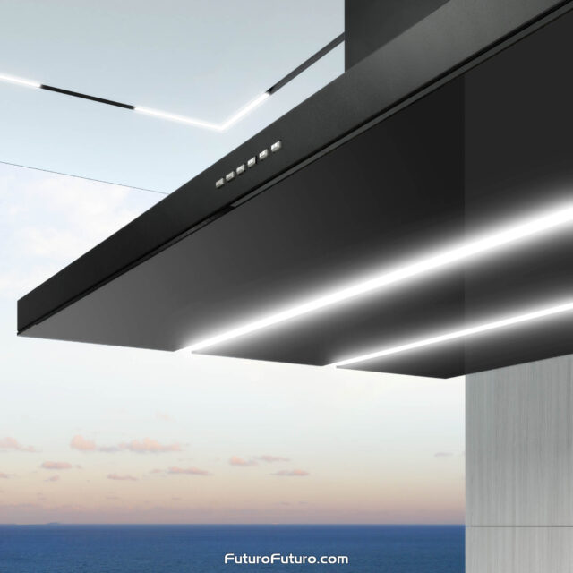 Futuro Viale 48 in. 940 CFM Island Mount Range Hood With Color Options