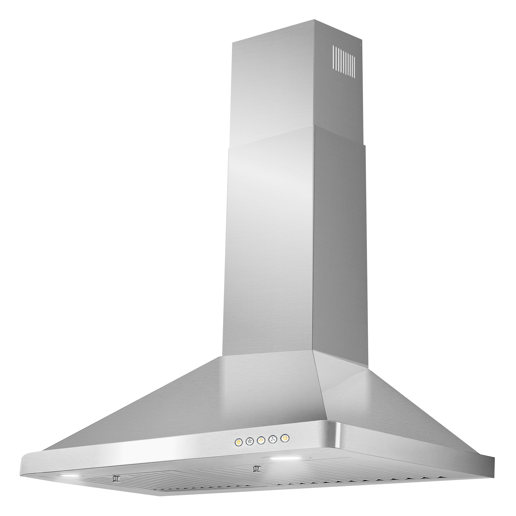 Cosmo Vista 30 in. 380 CFM Ductless Stainless Steel Wall Mount Range Hood, Button Controls | COS-63175-DL