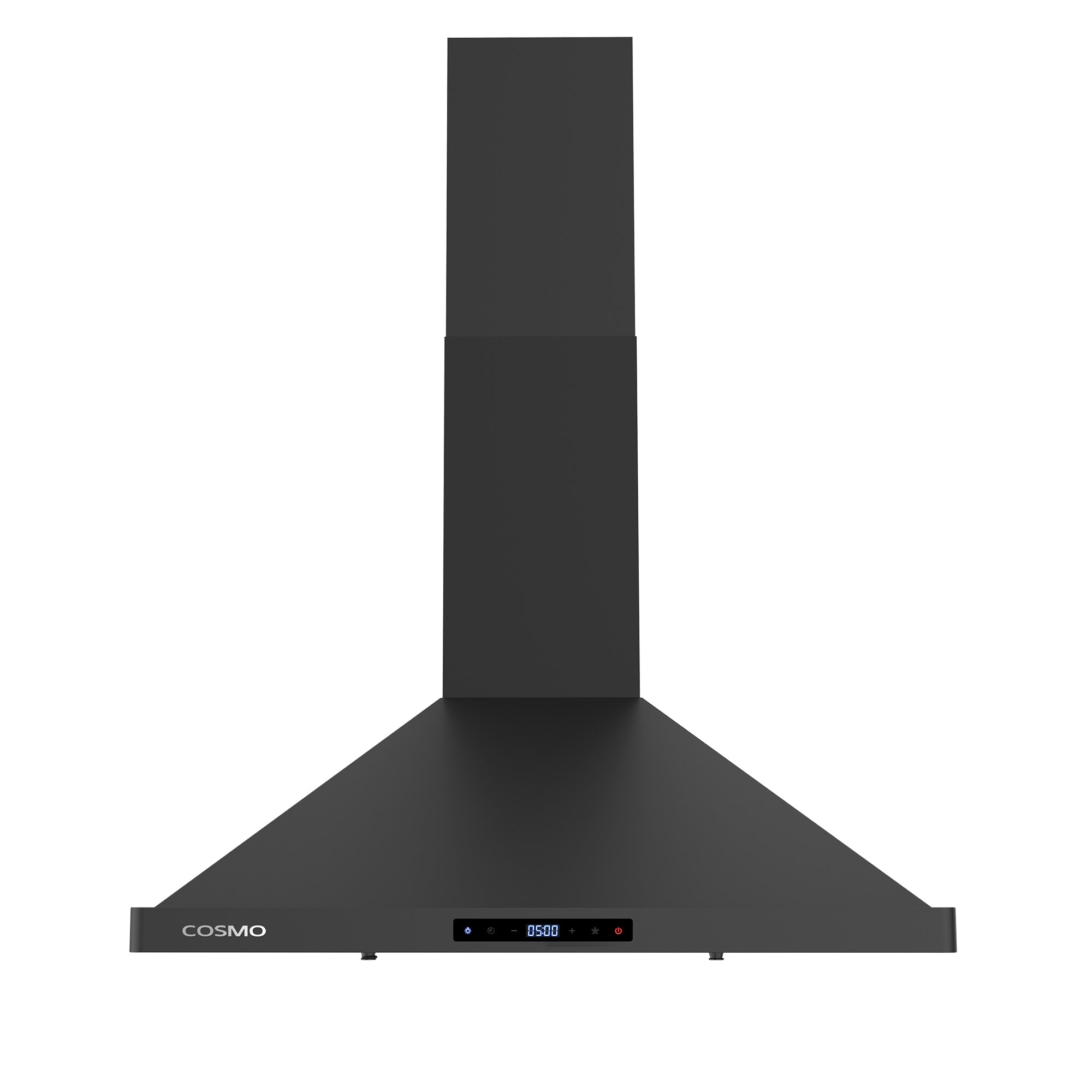 Cosmo Vista 30 in. 380 CFM Black Wall Mount Range Hood, Touch Controls | COS-63175S-BK
