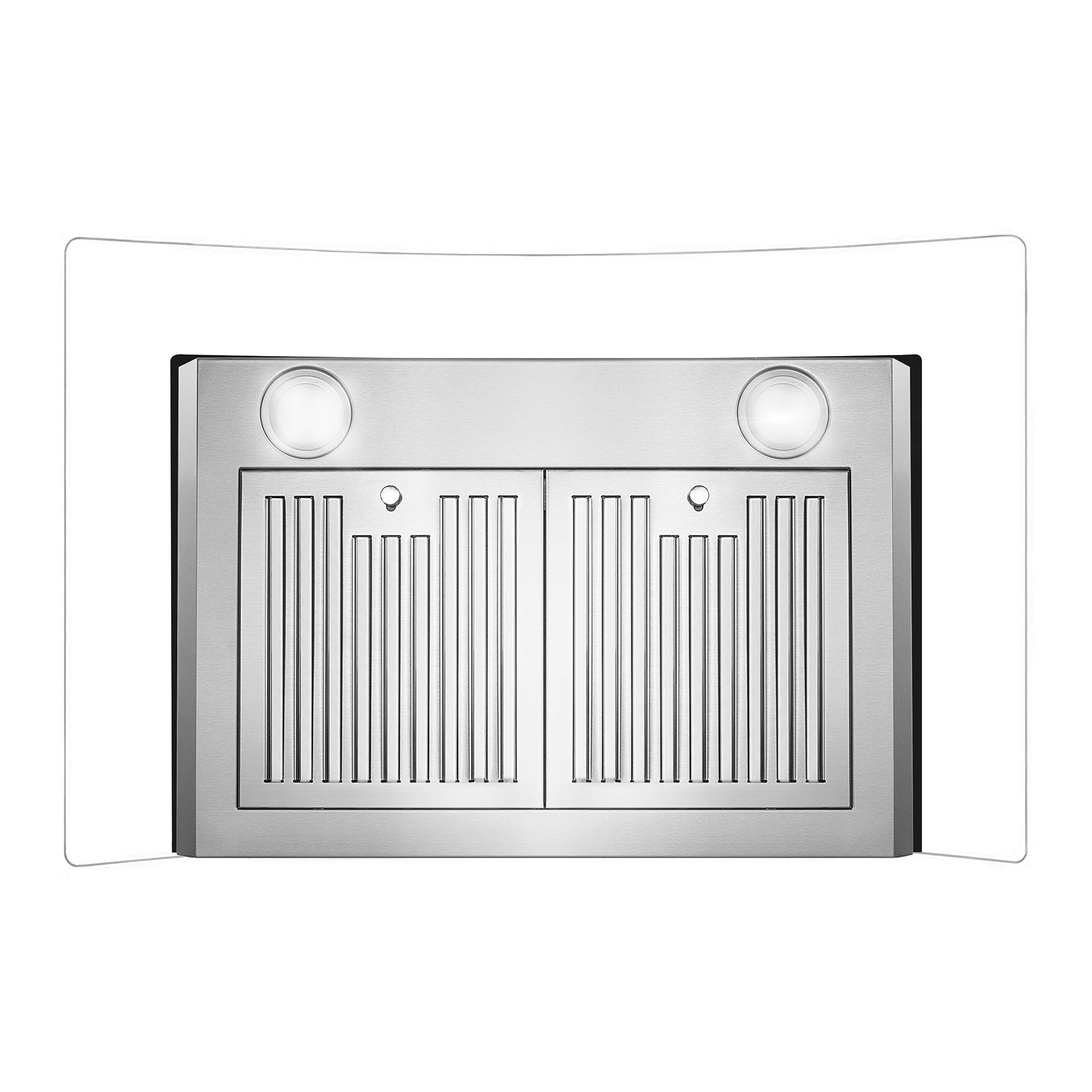 Cosmo Vista 30 in. 380 CFM Ductless Stainless Steel Wall Mount Range Hood, Touch Controls | COS-668AS750-DL
