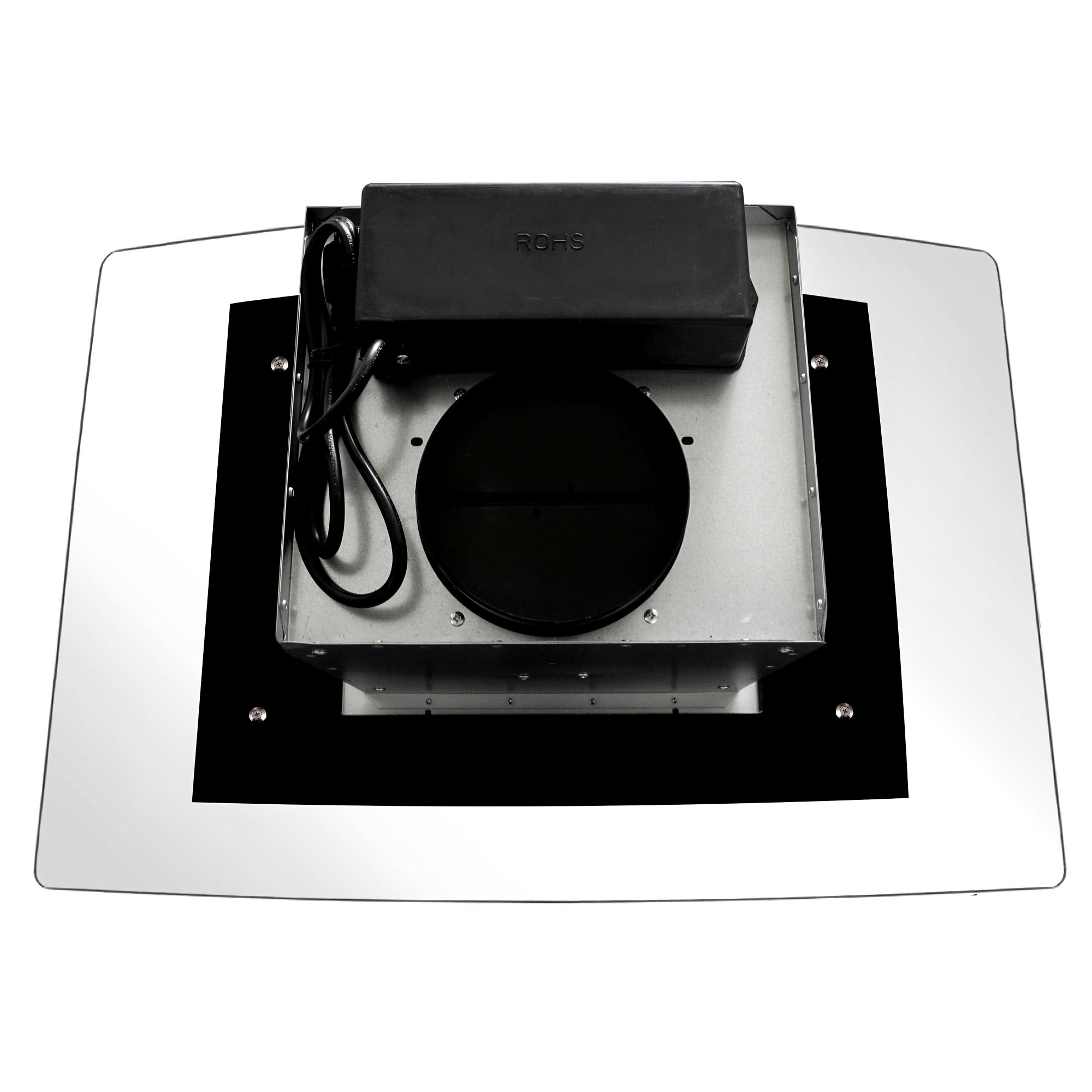 Cosmo Lumin 30 in. 380 CFM Ductless Stainless Steel Island Mount Range Hood, Touch Controls | COS-668ICS750-DL