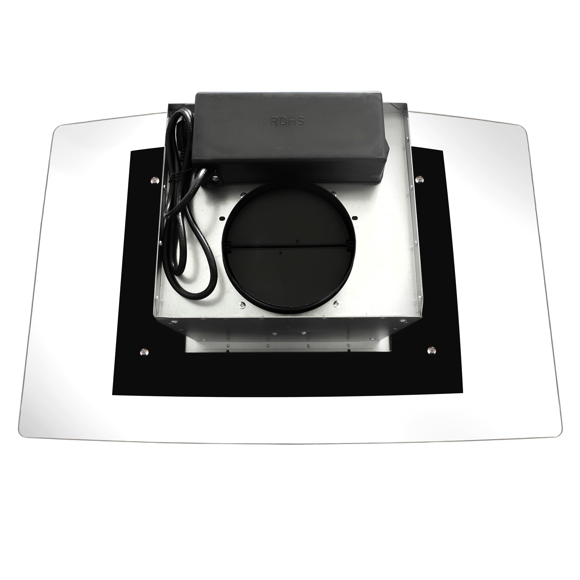 Cosmo Lumin 36 in. 380 CFM Ductless Stainless Steel Island Mount Range Hood, Touch Controls | COS-668ICS900-DL