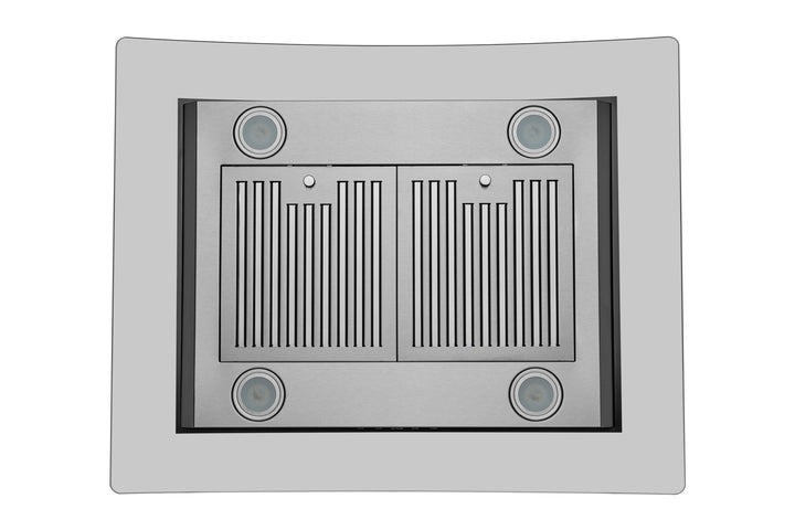 Hauslane Chef Series 30 in. 1000 CFM Stainless Steel Island Mount Range Hood | IS-200SS-30