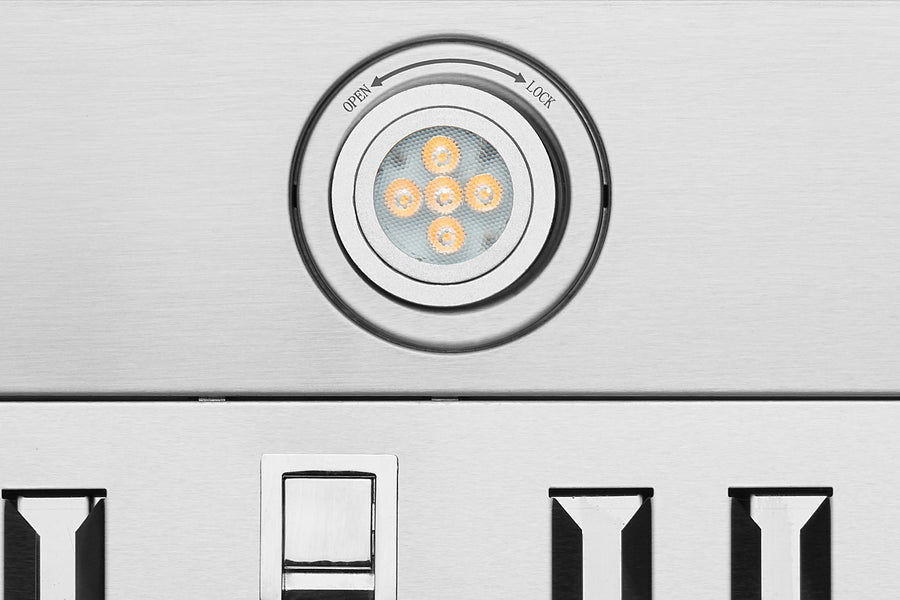 Hauslane Pro 30 in. 860 CFM Stainless Steel Wall Mount Range Hood with Color Options | WM-530SS-30P