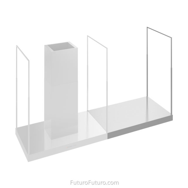 Futuro 36 in. Stainless Steel Shelf for 36 in. / 48 in. Europe Island Range Hood