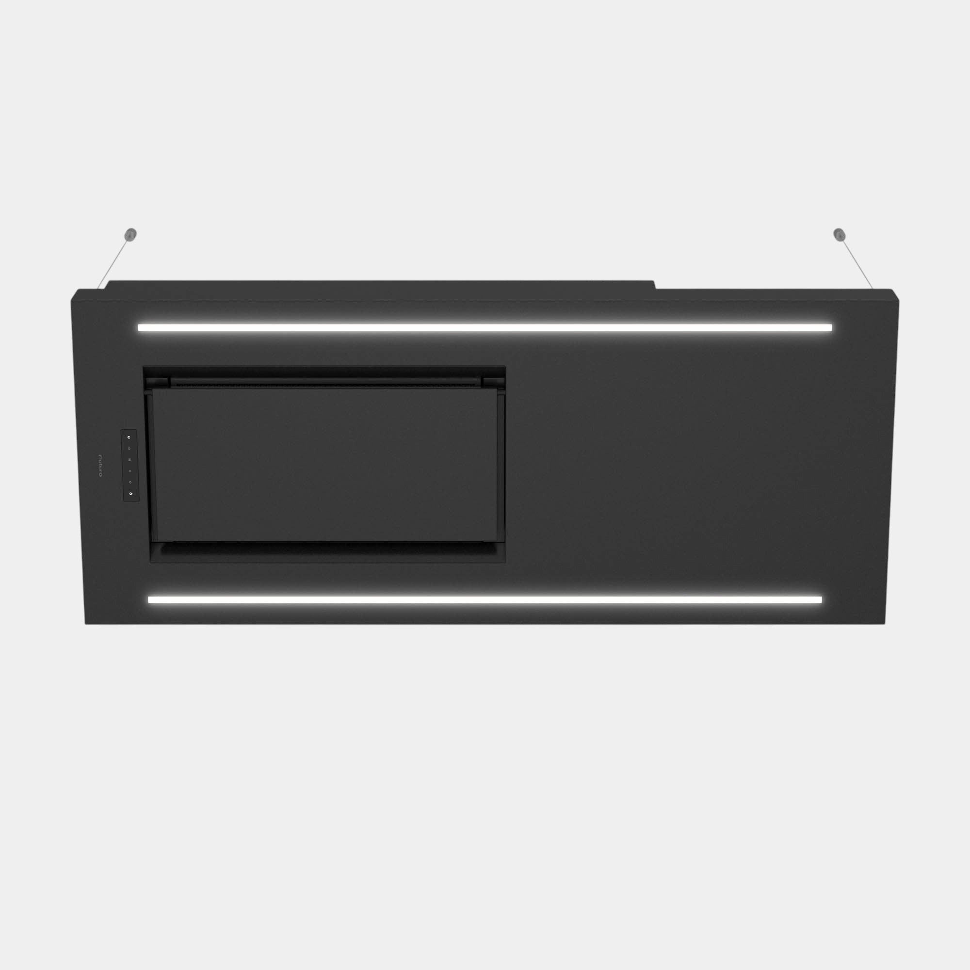 Futuro Horizon 48 in. 940 CFM Black Island Mount Range Hood | IS48HORIZON-BLK