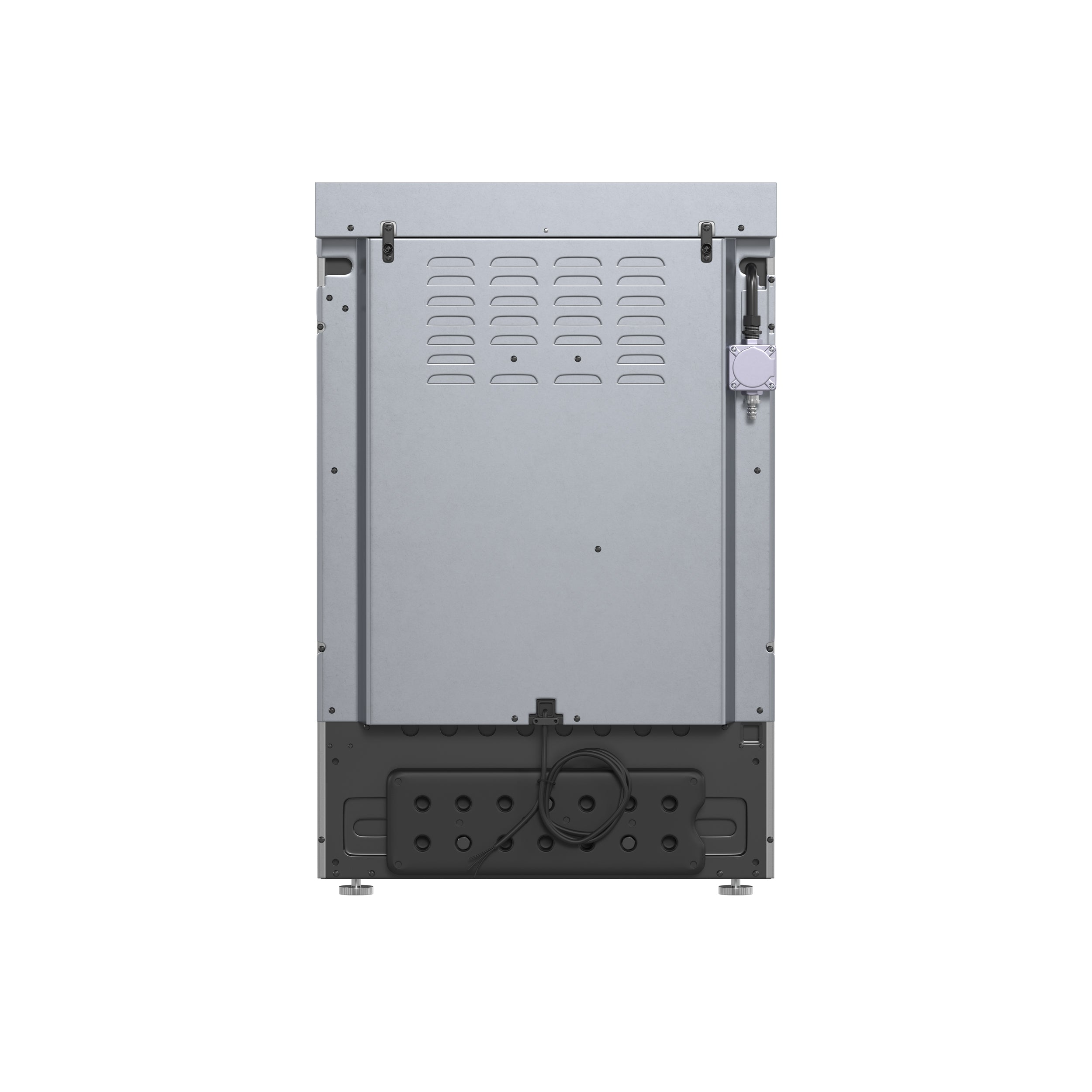 Forno Breno 24 in. 2.3 cu.ft. Stainless Steel Gas Range with 4 Burners, Air Fry Kit and Storage Drawer | FFSGS6272-24