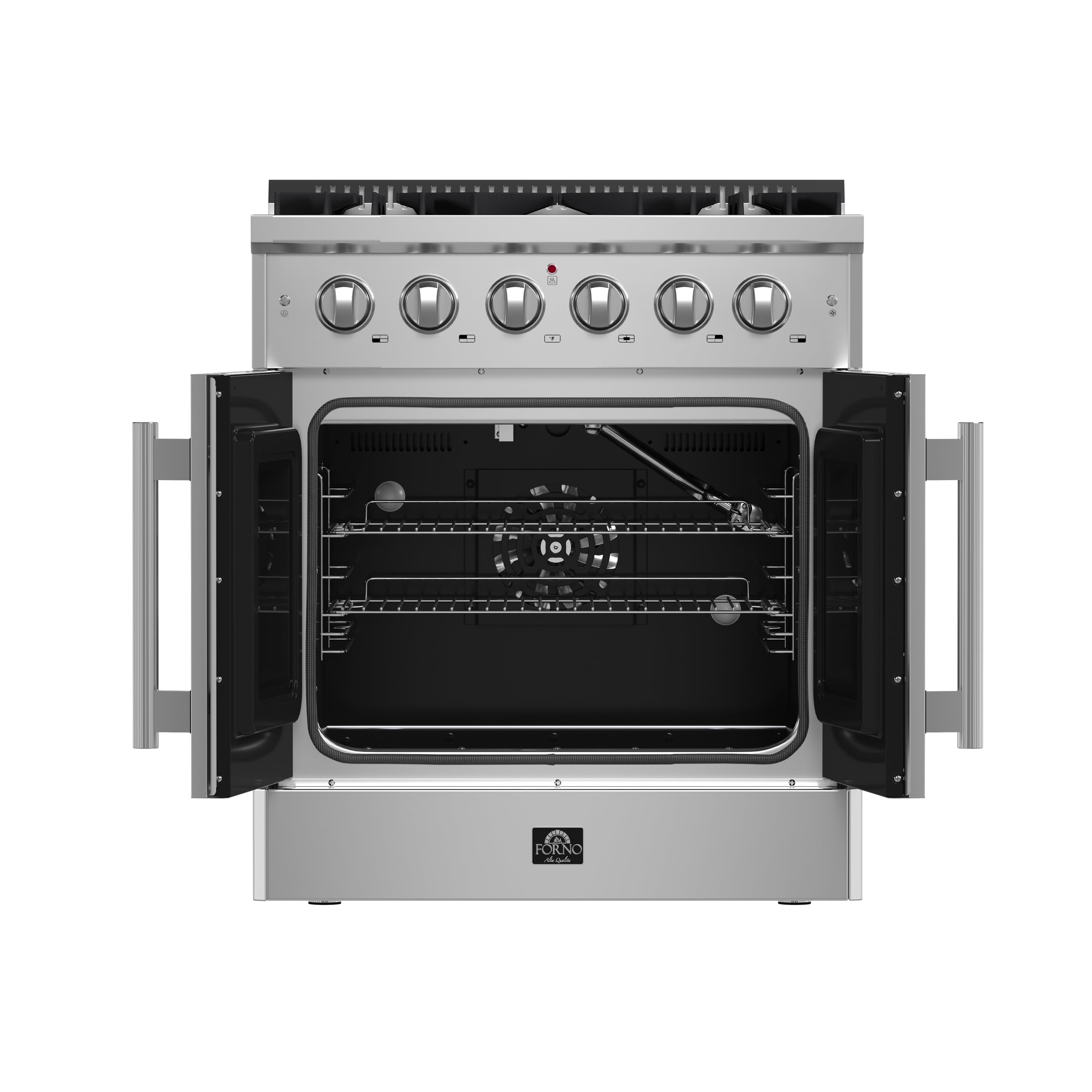 Forno Galiano 30 in. 4.32 cu. ft. 5-Burner Stainless Steel Gas Range | FFSGS6444-30