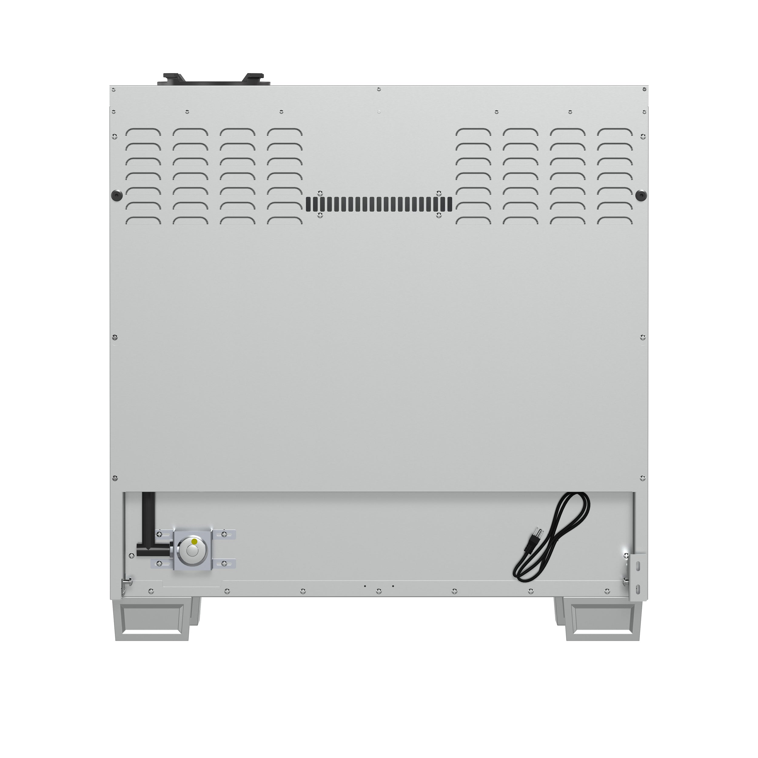 Forno Capriasca 36 in. 5.36 cu. ft. 6-Burner Stainless Steel French Door Gas Range with Brass Burners | FFSGS6460-36