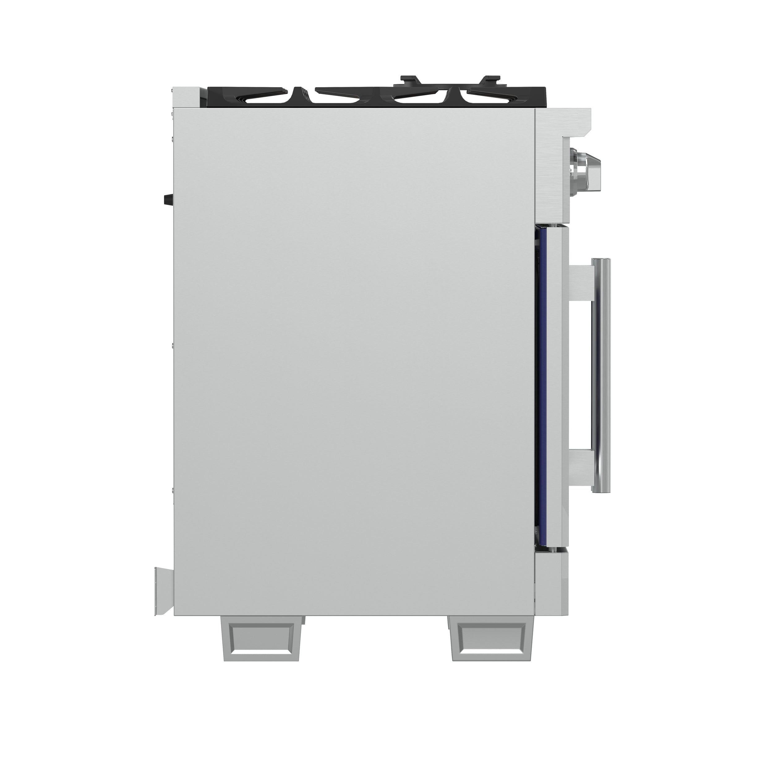 Forno Capriasca 36 in. 5.36 cu. ft. 6-Burner Stainless Steel French Door Gas Range with Brass Burners | FFSGS6460-36