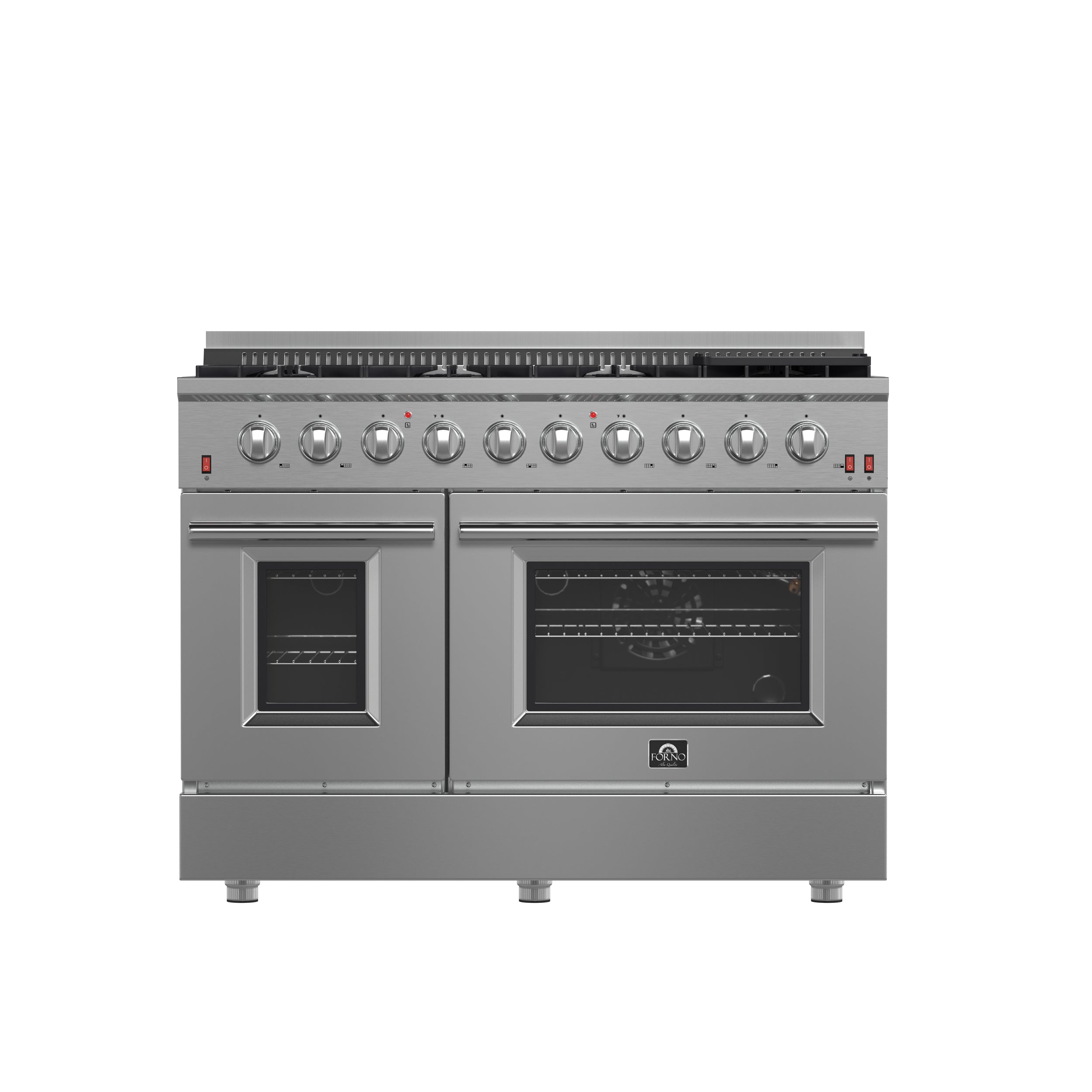 Forno Kitchen Package - 48" Gas Range and 60" Refrigerator | FBDL-018-03CAUS