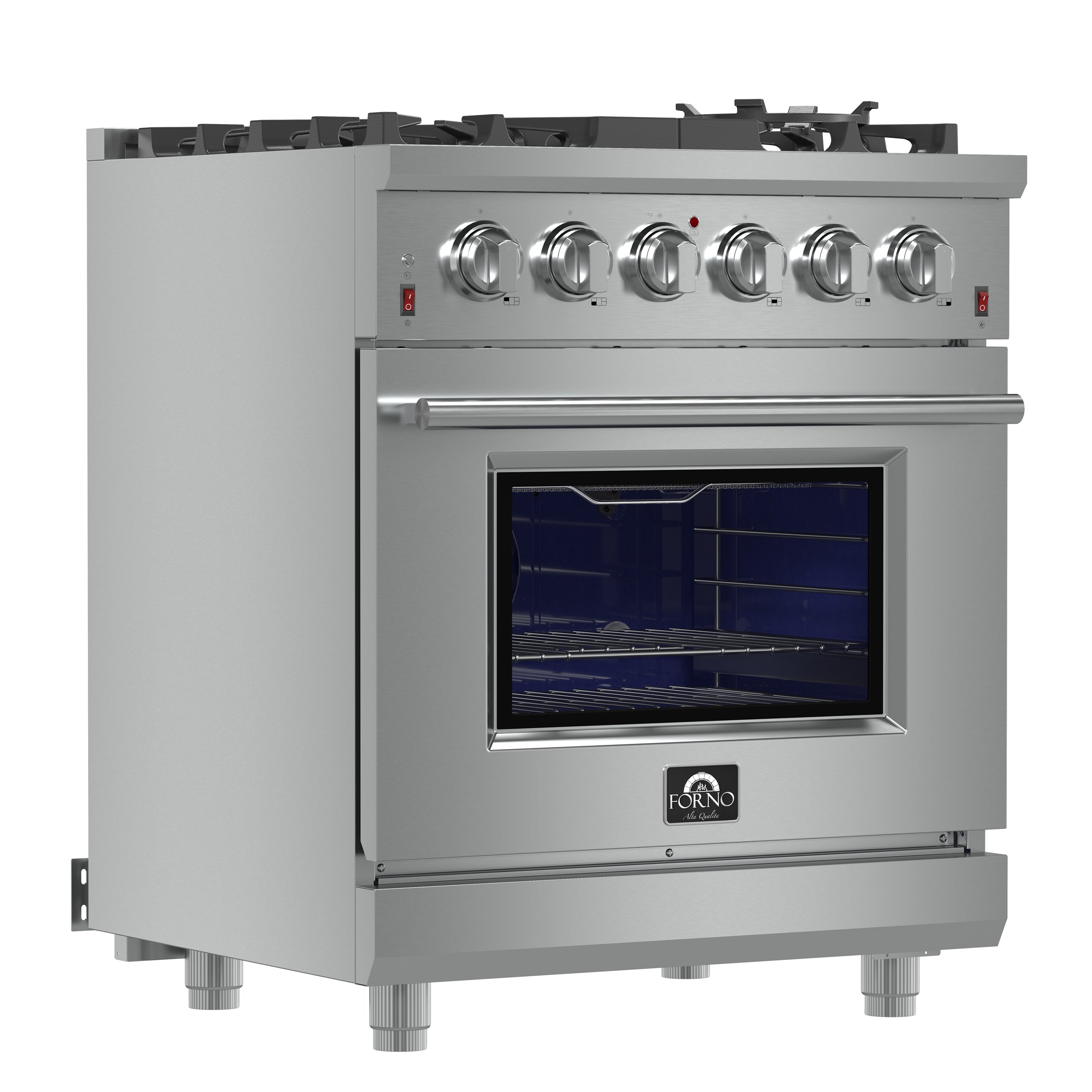Forno Massimo 30 in. 4.32 cu. ft. 5-Burner Stainless Steel Gas Range | FFSGS6239-30