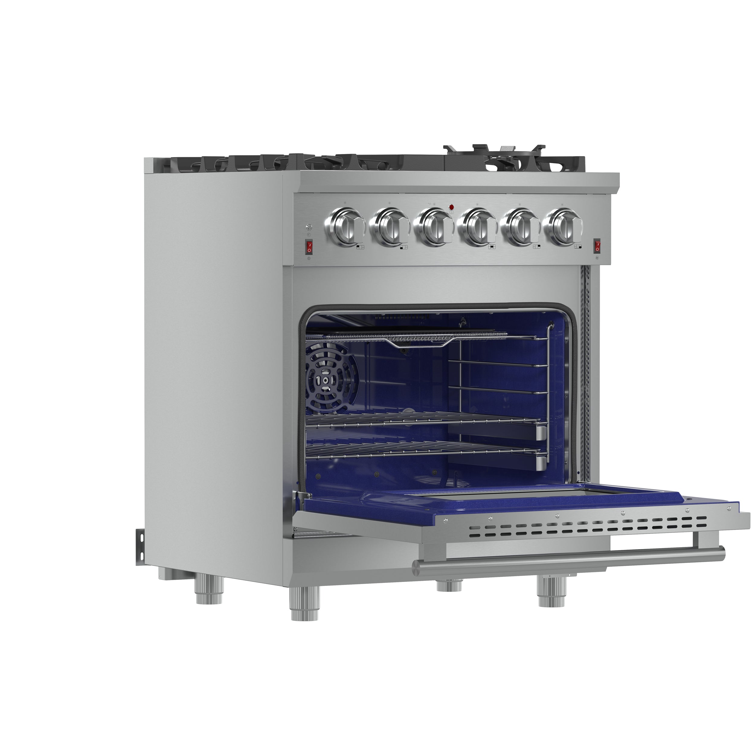 Forno Massimo 30 in. 4.32 cu. ft. 5-Burner Stainless Steel Gas Range | FFSGS6239-30