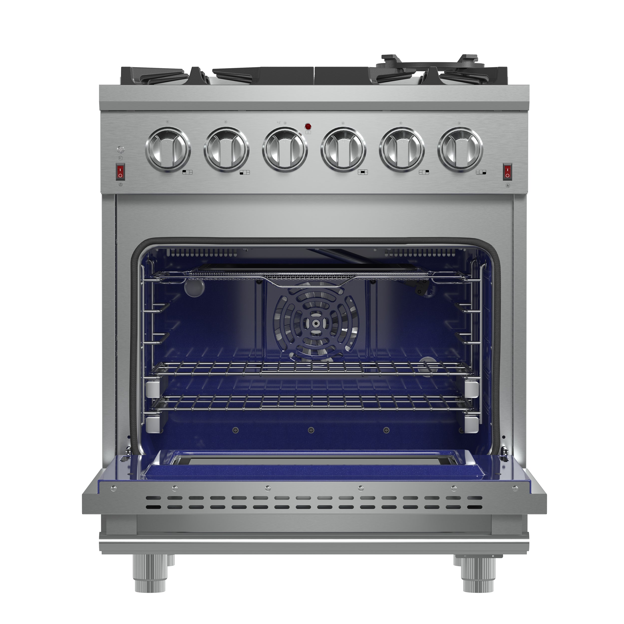 Forno Massimo 30 in. 4.32 cu. ft. 5-Burner Stainless Steel Gas Range | FFSGS6239-30