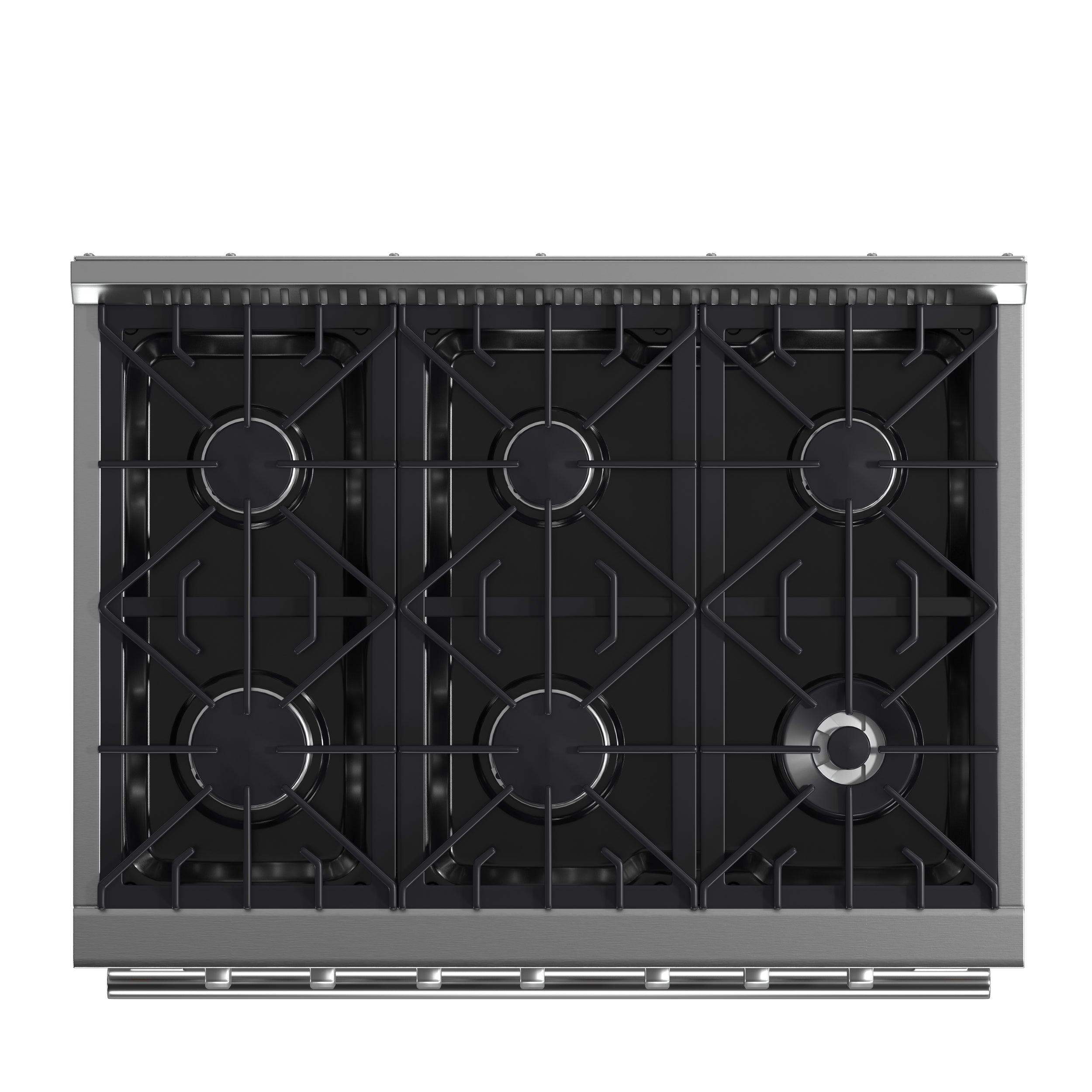Forno Galiano 36 in. 5.26 cu. ft. 6-Burner Stainless Steel Gas Range | FFSGS6244-48