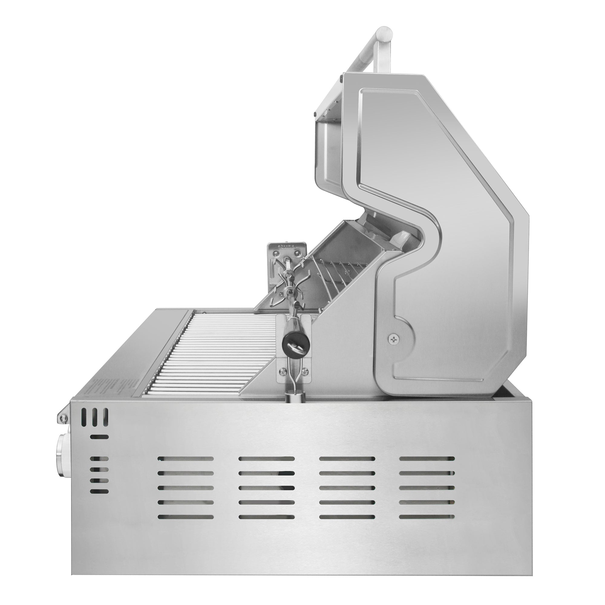 Cosmo 32 in. 5-Burner Stainless Steel Propane Gas Grill with Rotisserie and LED Knobs | COS-BGGN325K