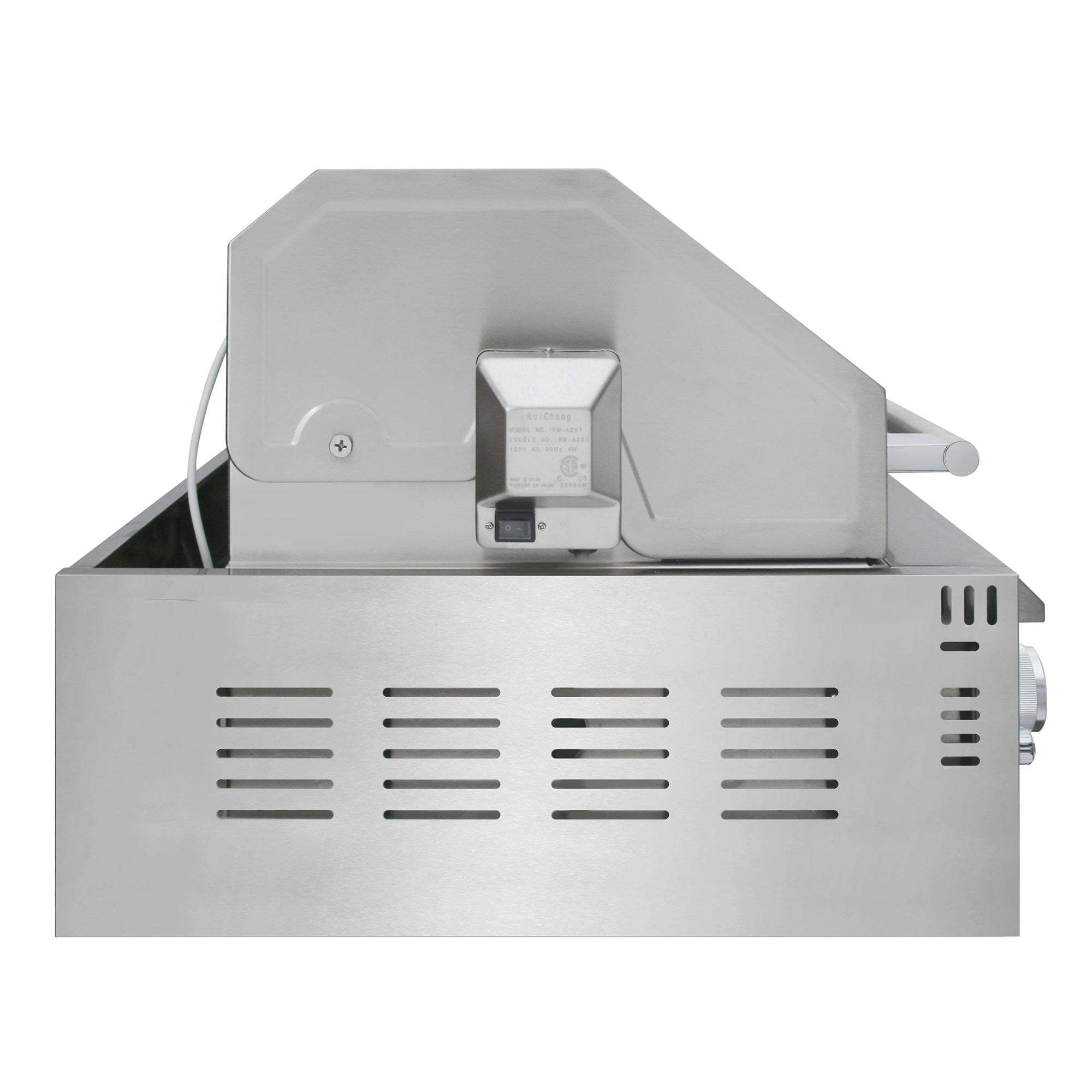 Cosmo 32 in. 5-Burner Stainless Steel Propane Gas Grill with Rotisserie and LED Knobs | COS-BGGN325K