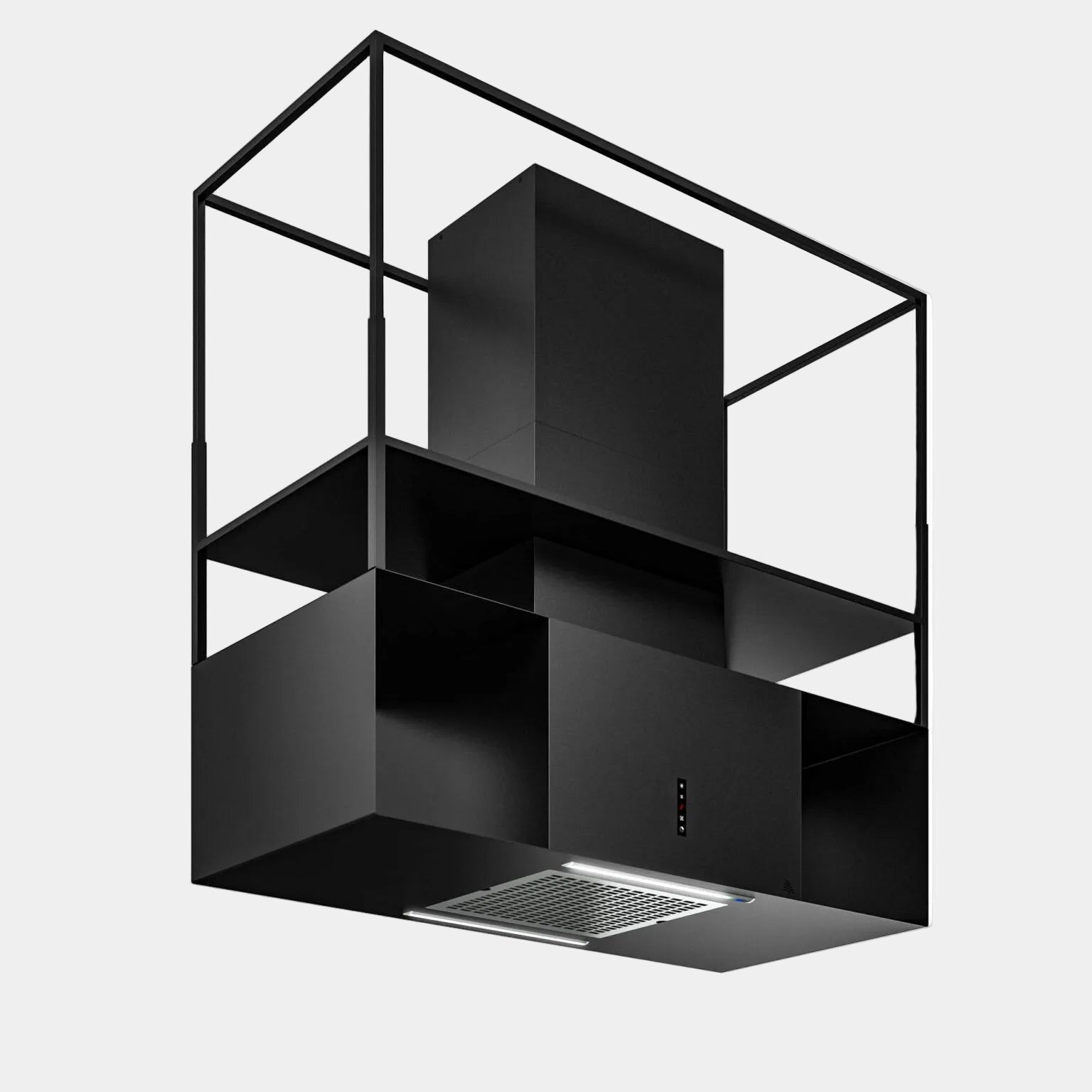 Futuro Knox 48 in. 940 CFM Black Island Mount Range Hood | IS48KNOX-GM