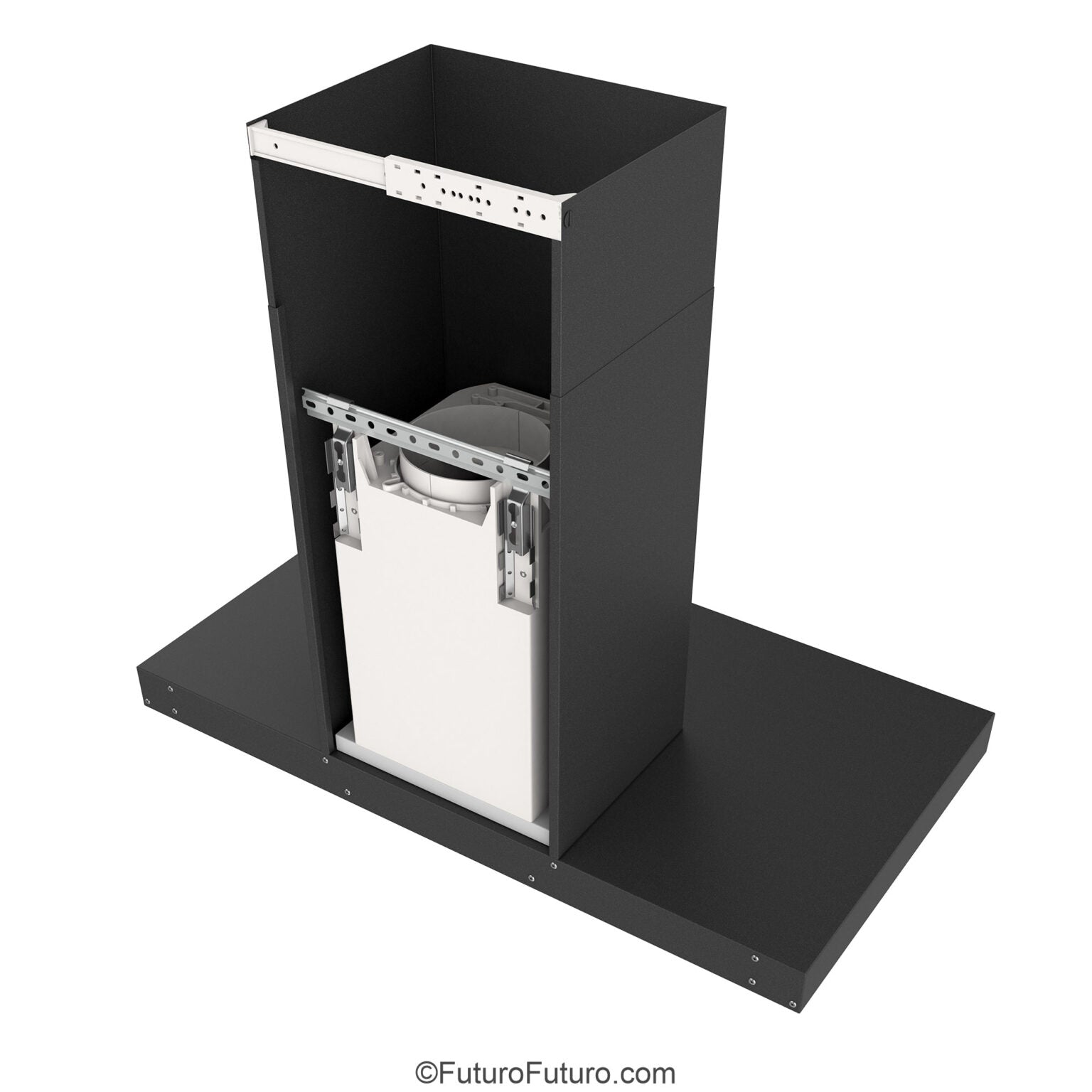 Futuro Positano 36 in. 940 CFM Black Wall Mount Range Hood | WL36POSITANO-BLK