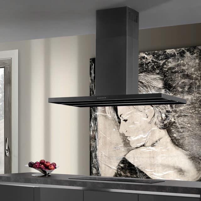 Futuro Viale 48 in. 940 CFM Island Mount Range Hood With Color Options