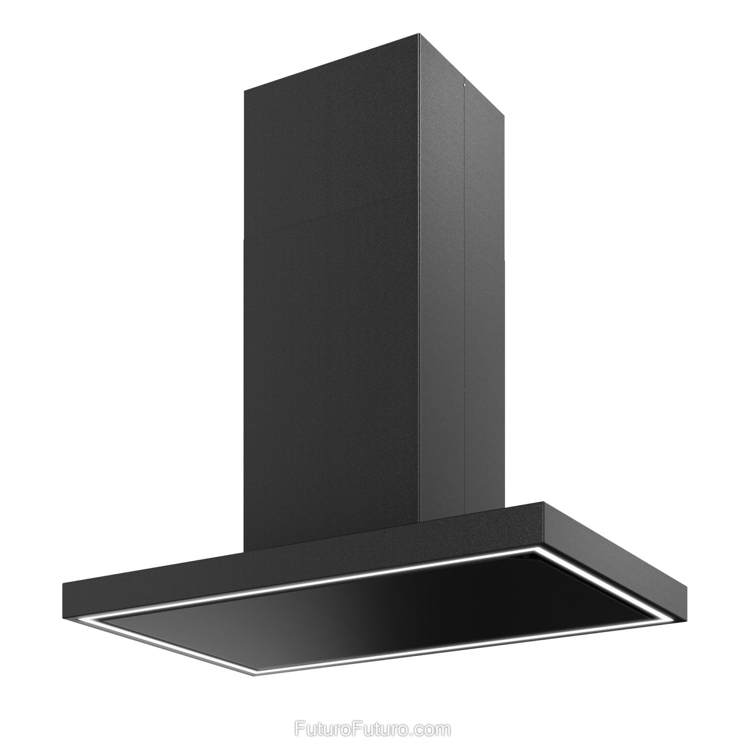Futuro Turo 36 in. 940 CFM Black Island Mount Range Hood | IS36TURO-BLK