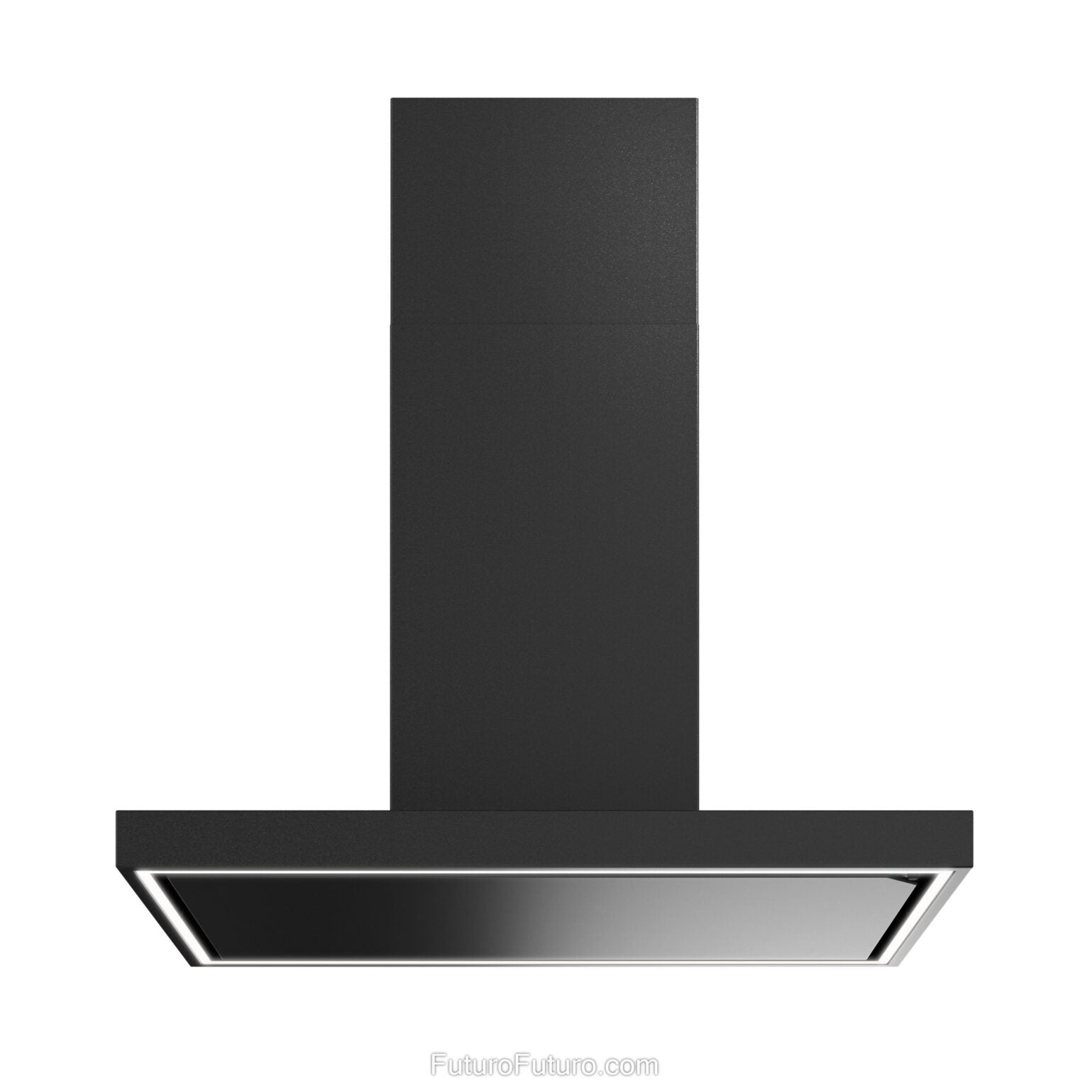 Futuro Turo 36 in. 940 CFM Black Island Mount Range Hood | IS36TURO-BLK