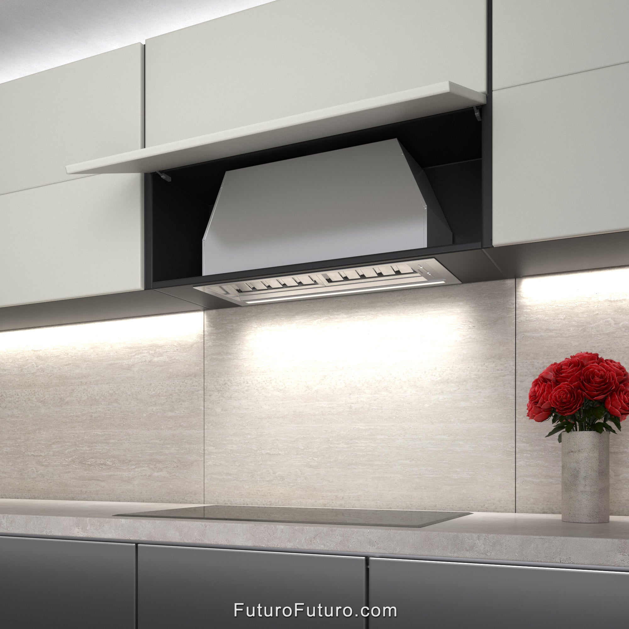 Futuro Slide 30 in. 940 CFM Stainless Steel Insert Range Hood