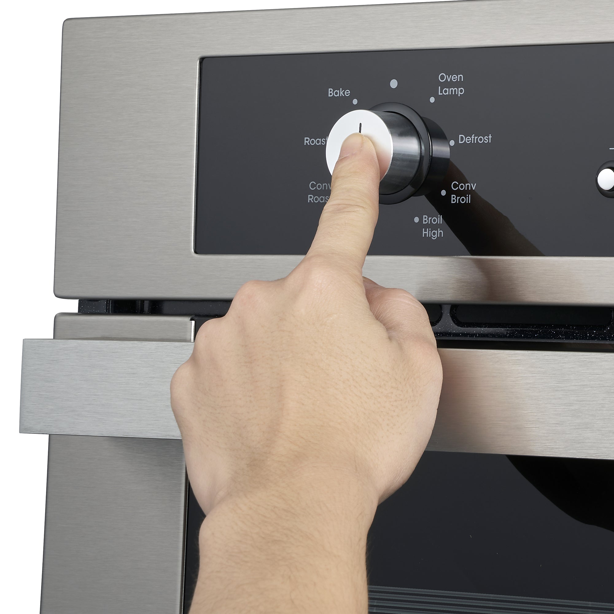 Cosmo Lumin 24 in. 2.5 cu.ft. Stainless Steel Electric Wall Oven with 8 Functions | C51EIX
