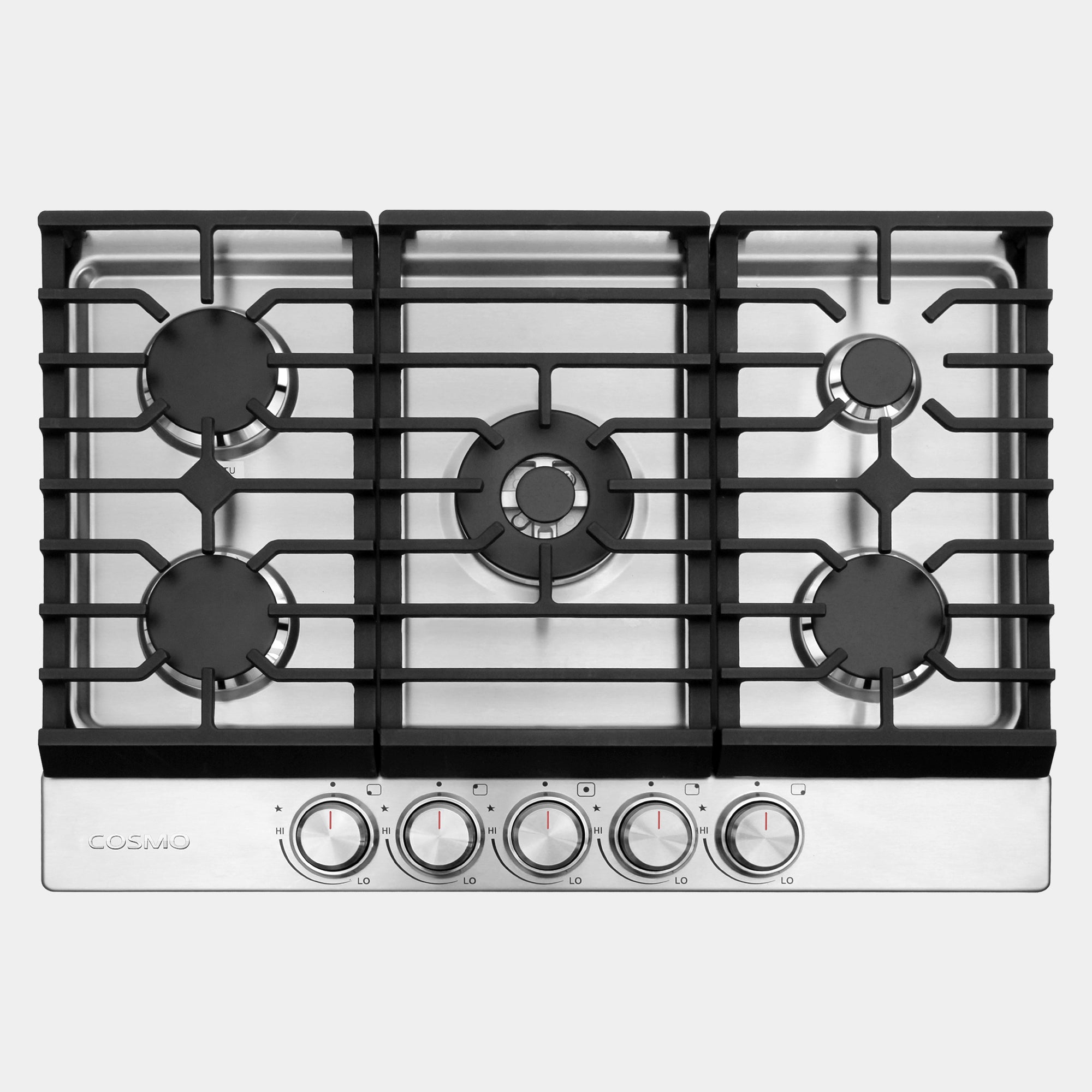 Cosmo Haven 30 in. 5-Burner Stainless Steel Gas Cooktop | COS-CTGH305SS