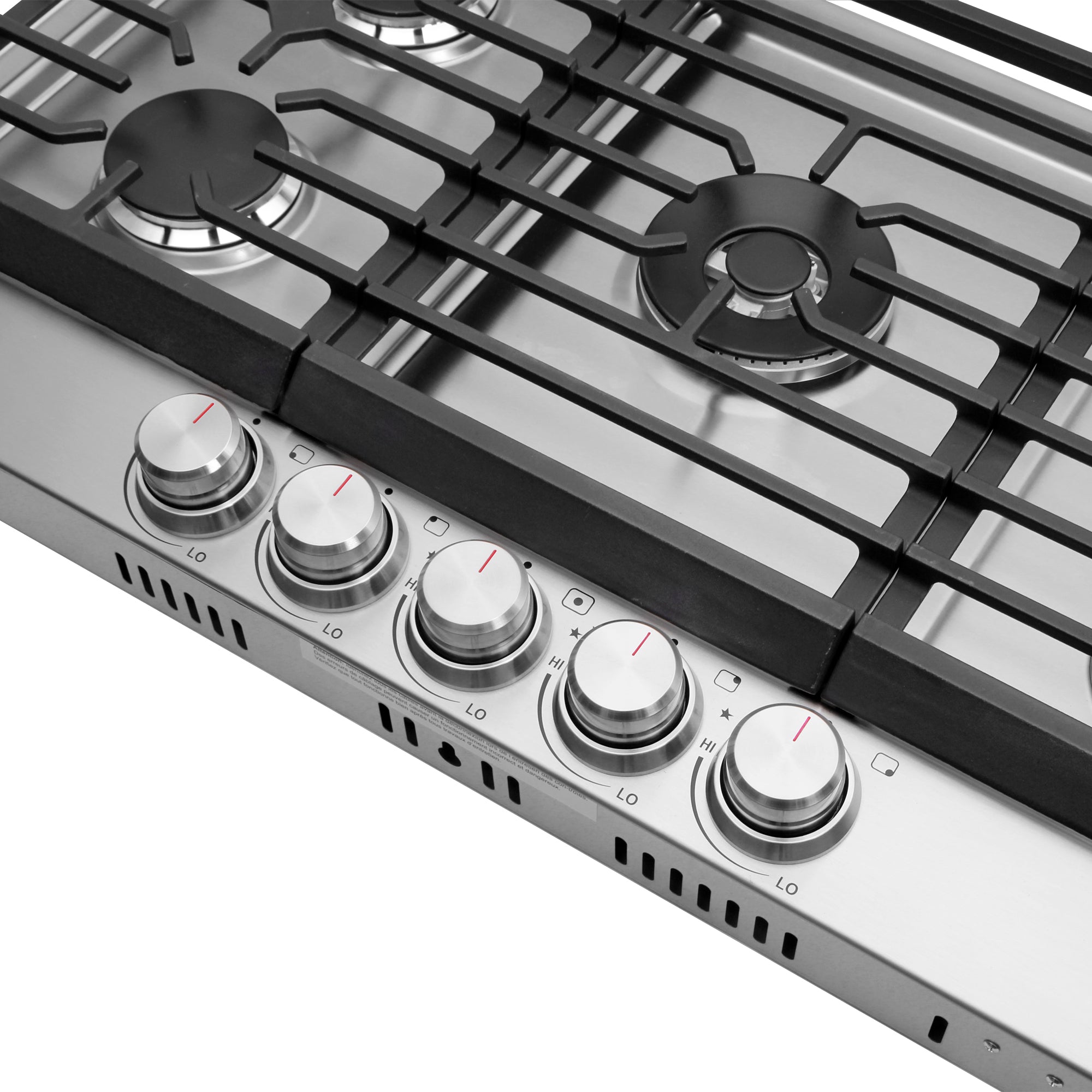 Cosmo Haven 36 in. 5-Burner Stainless Steel Gas Cooktop | COS-CTGH365SS