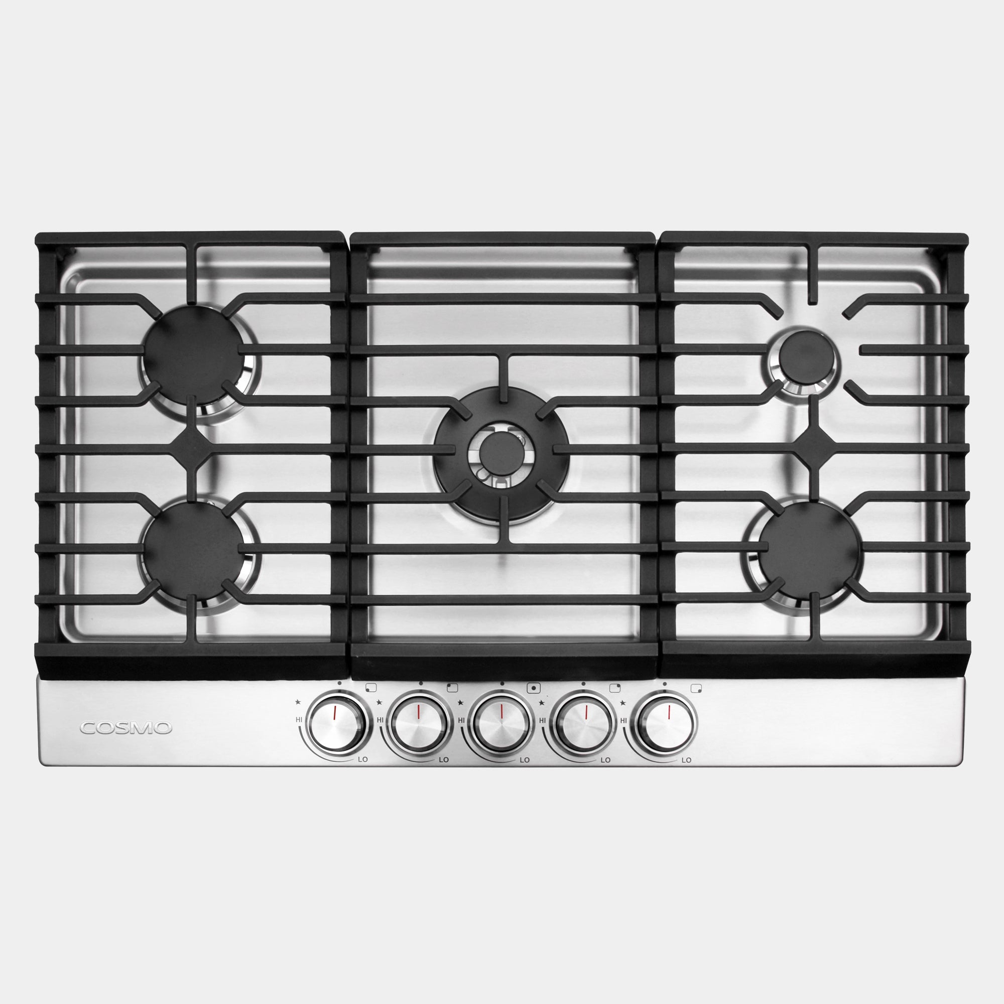 Cosmo Haven 36 in. 5-Burner Stainless Steel Gas Cooktop | COS-CTGH365SS
